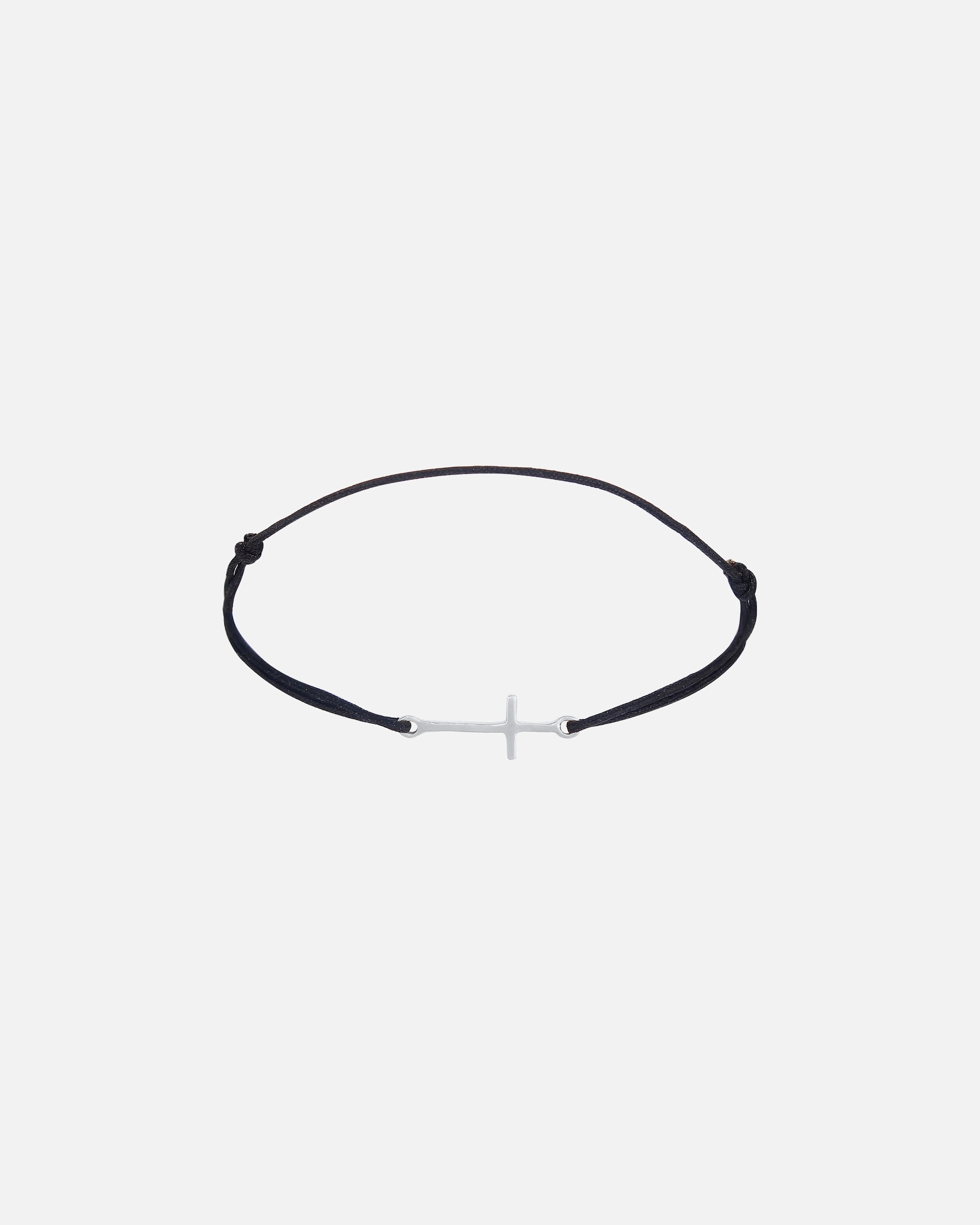 Armband für Weiblich Elli Kreuz Trend Symbol Elastisch Nylon 925 Silber silberfarben