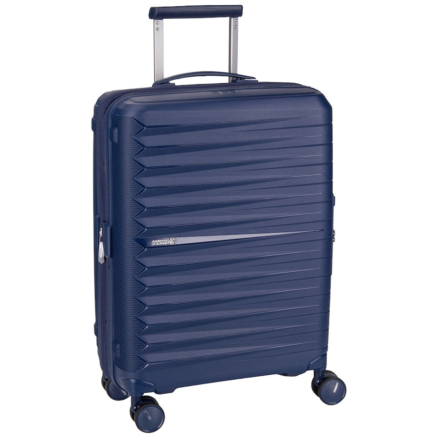 American Tourister Trolley Fastforward Spinner 55 Navy Blue Violett