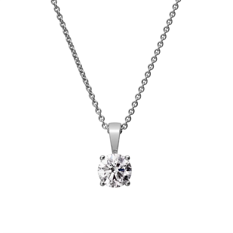 Lyomi Anhänger mit Kette 585/- Gold Diamant Lab Grown weiß 1,0ct. Damen