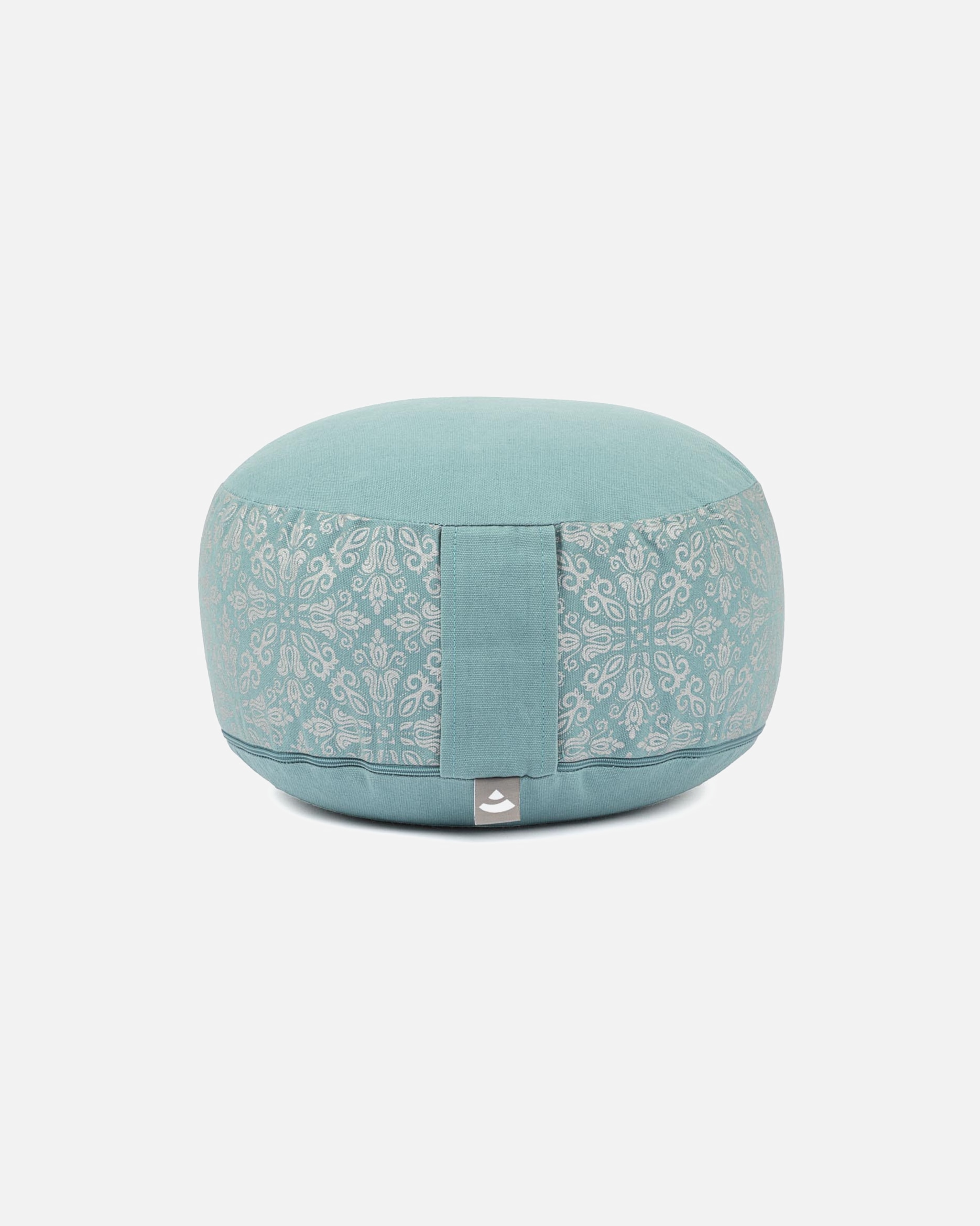 Yogazubehör für Unisex bodhi Maharaja Collection: Meditationskissen RONDO Raja, mineral blue/silber