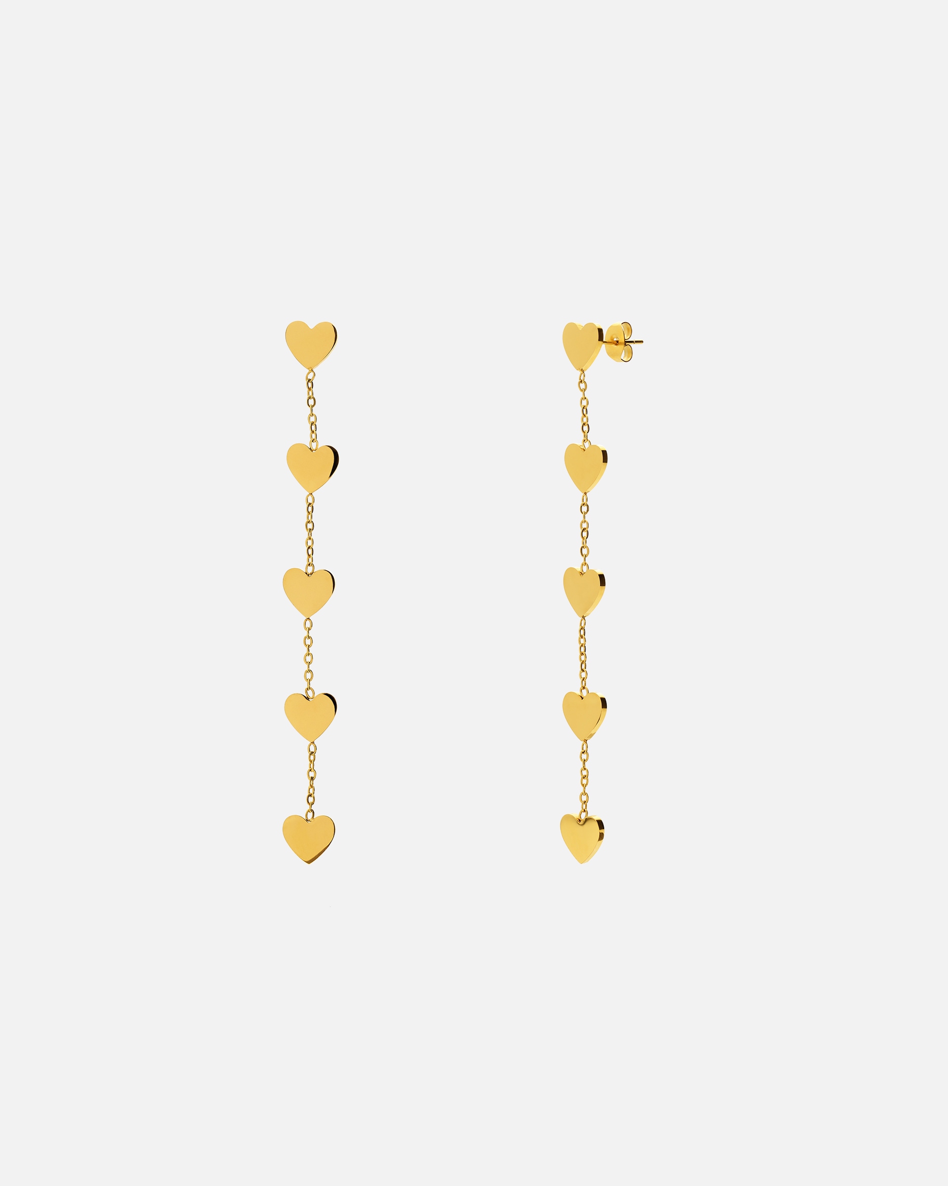 Ohrringe für Weiblich Lucardi Ohrringe Stahl Ohrringe Stahl