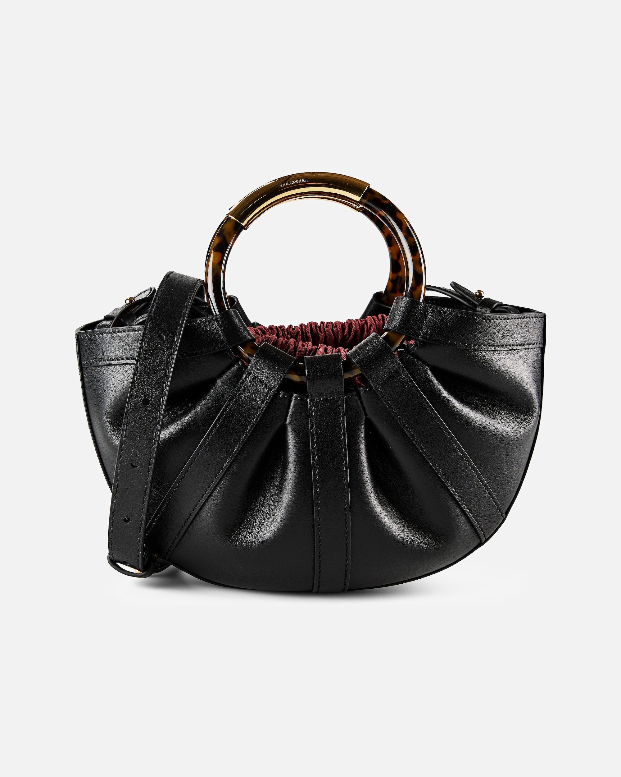 Umhängetasche für Weiblich Coccinelle Shell Henkeltasche noir