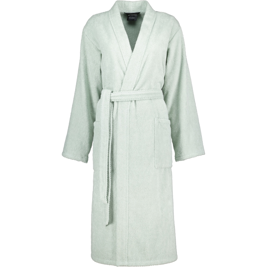 Cawö Bademäntel Damen Kimono Pure 5222 eukalyptus - 450 XL
