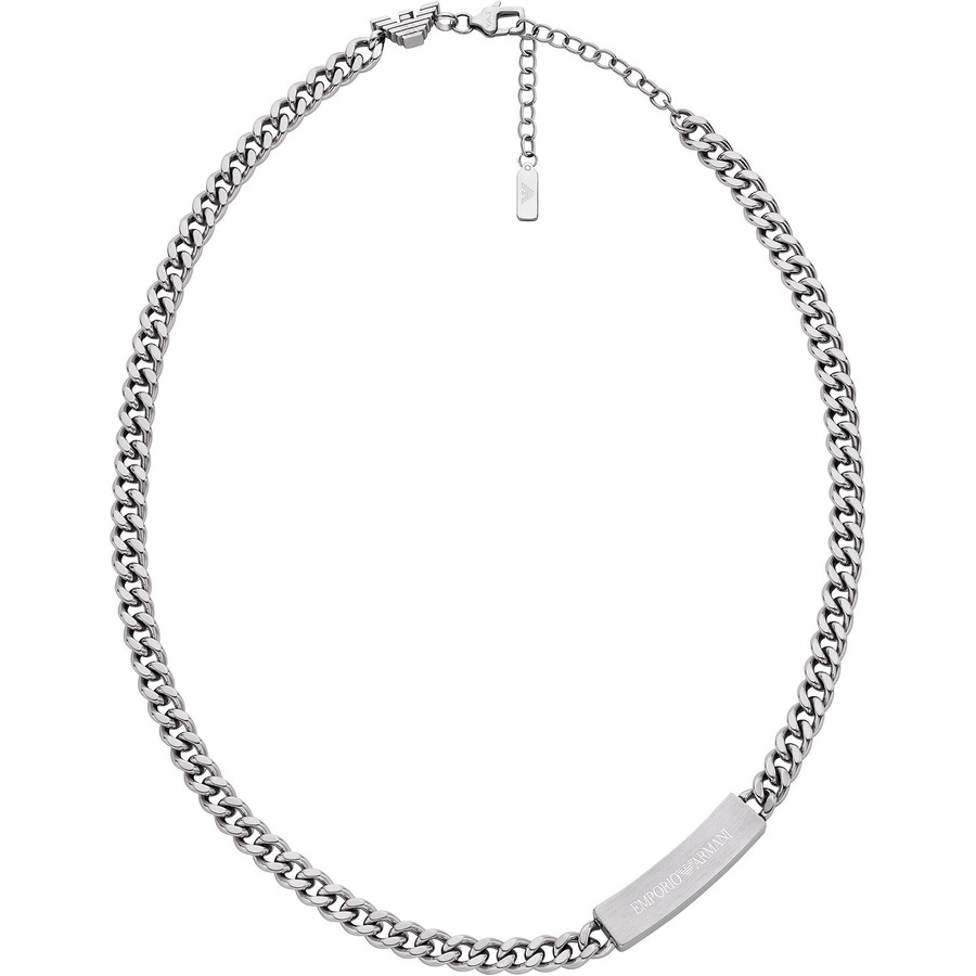 Emporio Armani Kette Edelstahl One Size Herren
