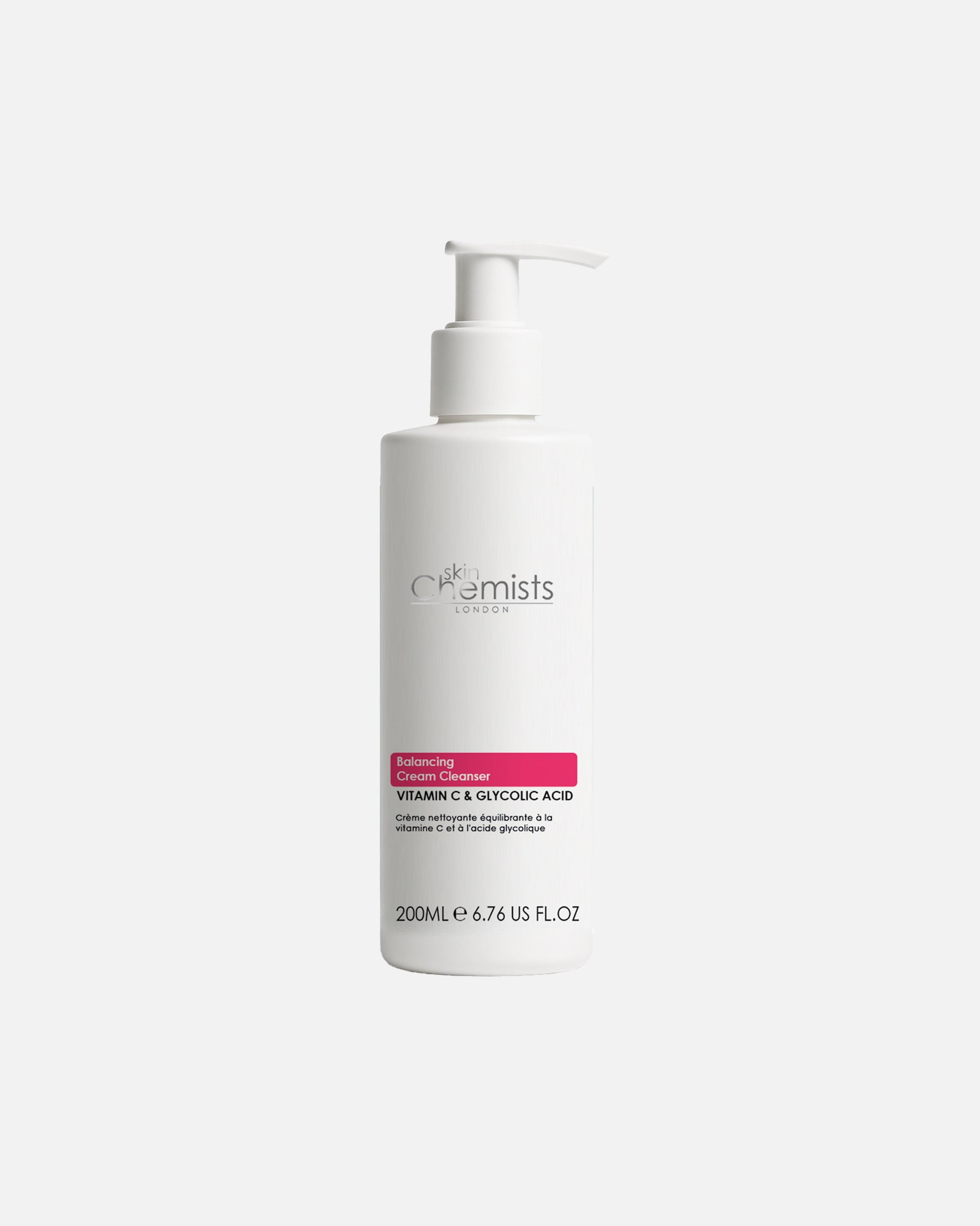 Reinigungscreme für Unisex skinChemists Ausgleichender Vitamin C & Glykolsäure Creme-Reiniger 200 ml