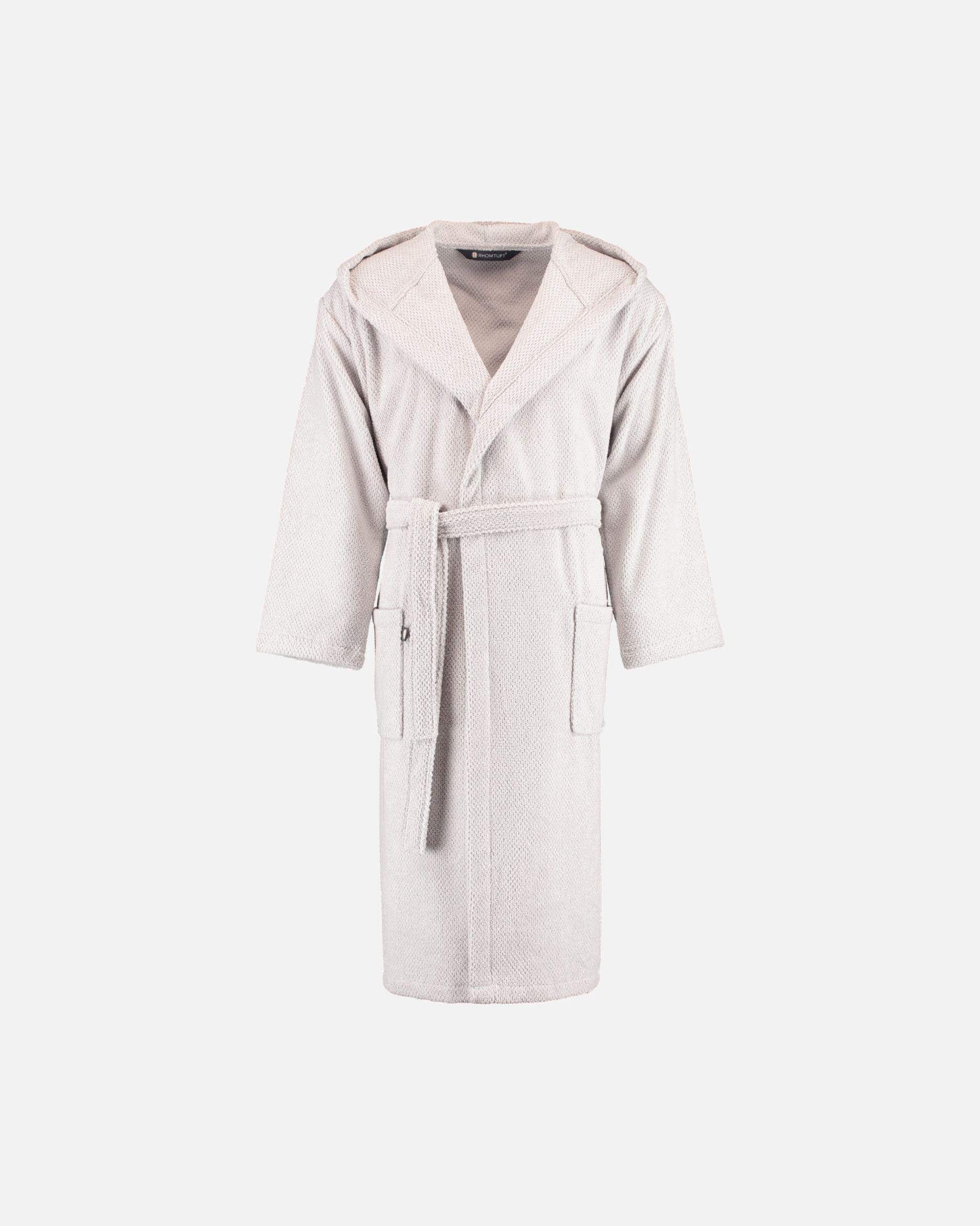 Bademantel für Unisex Rhomtuft Rhomtuft Bademäntel unisex Kapuze Baronesse perlgrau - 11 L