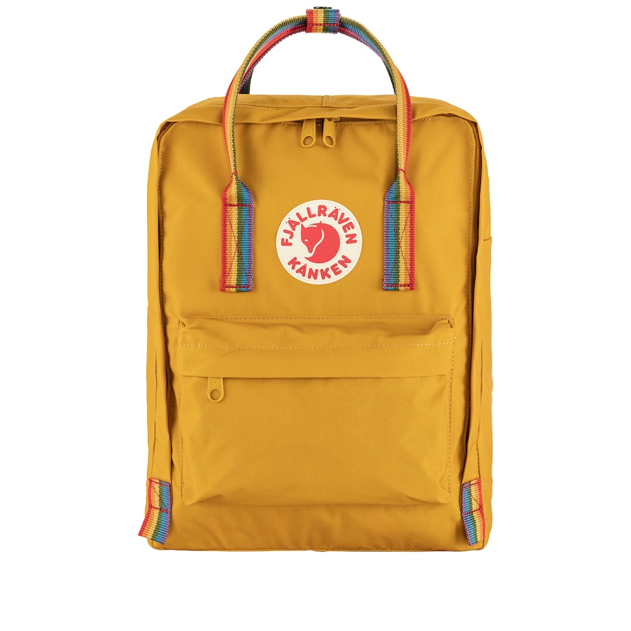 Fjällräven Rucksack Kanken Rainbow Ochre Pattern Gelb