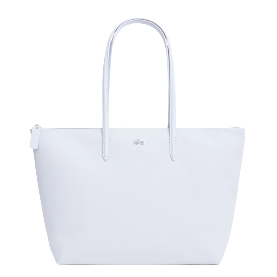 Lacoste Handtasche 'L1212 Core Essentials Crossover Bag' Hellblau Grau Damen