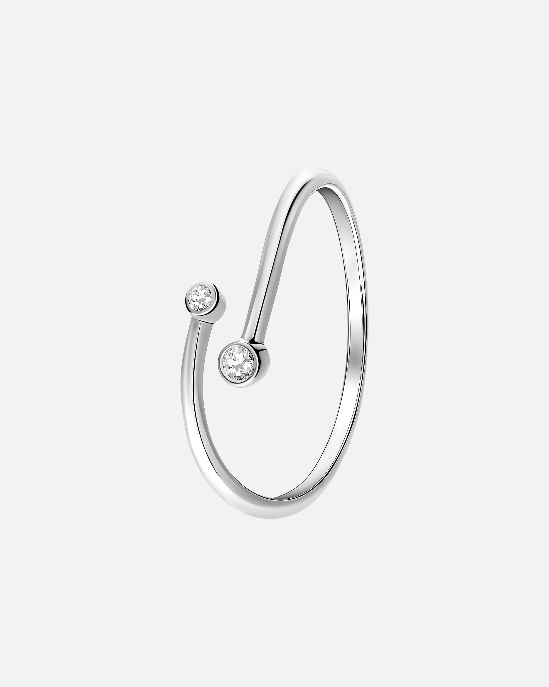 Ring für Weiblich Lucardi Ring 925 Silber Silber - 60mm