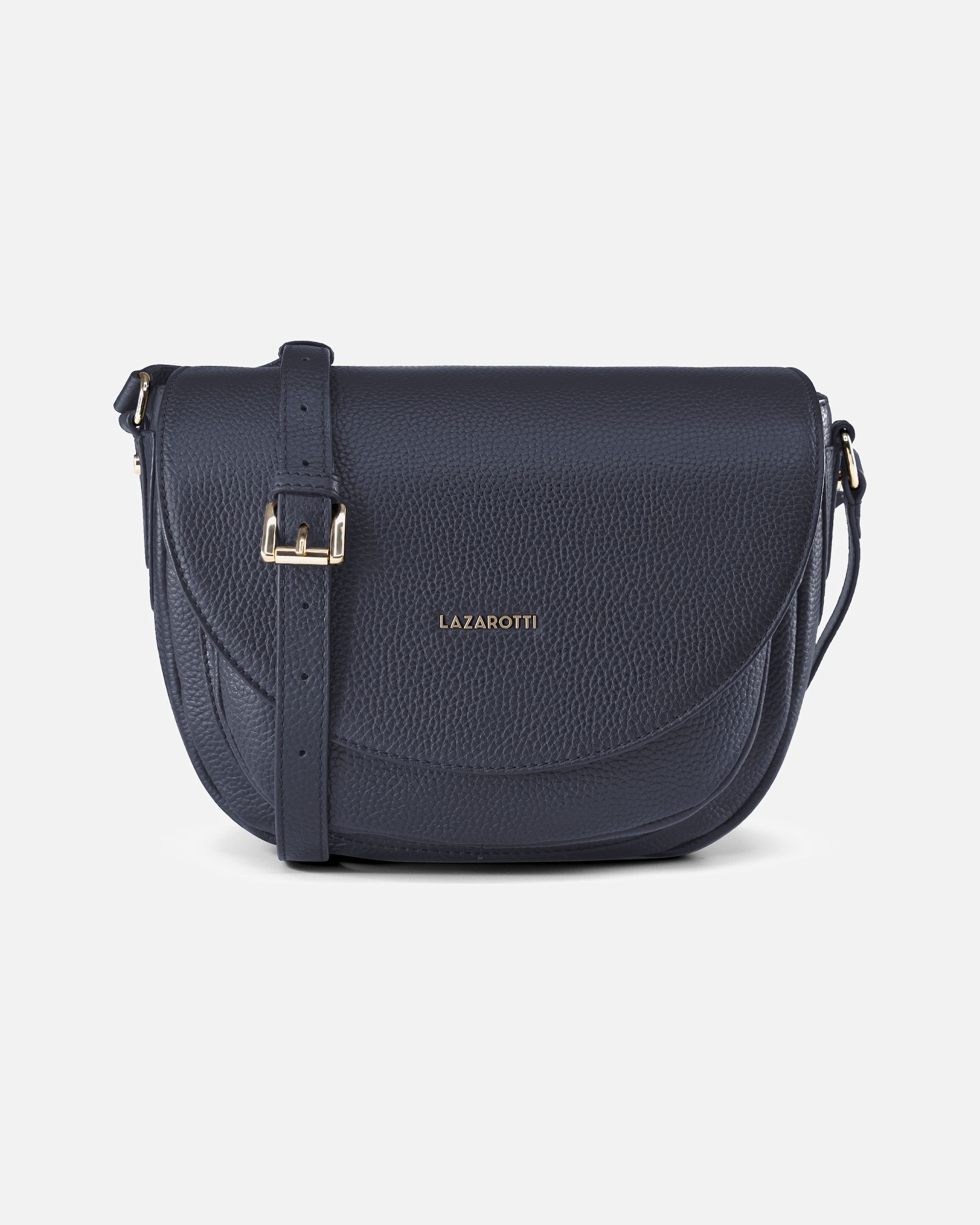 Tasche für Weiblich Lazarotti Bologna Leather Umhängetasche navy
