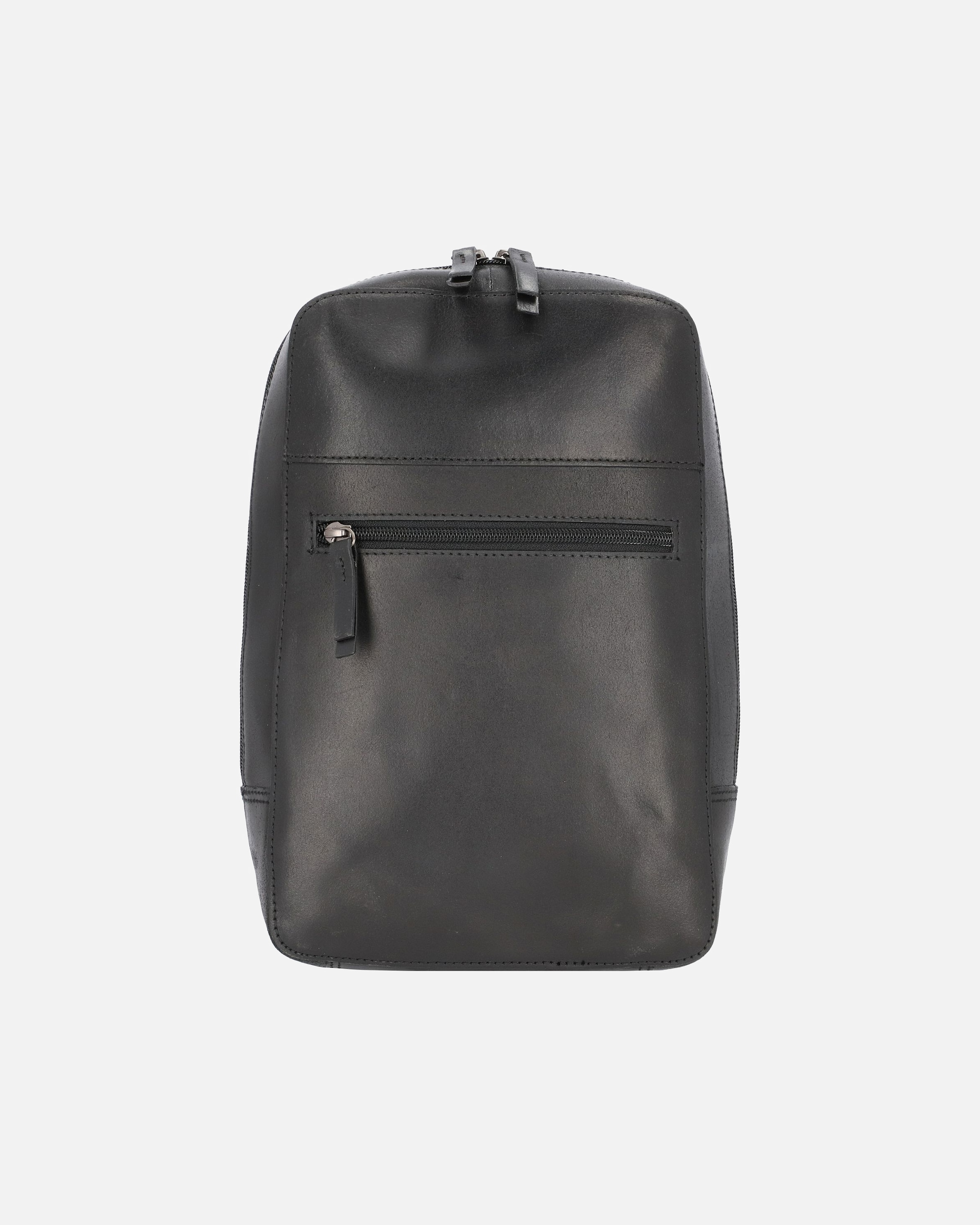 Clutch für Weiblich Leonhard Heyden Dakota Sling Bag Leder 30 cm schwarz