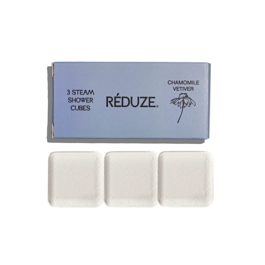 RÉDUZE Steam Shower Cubes 'Kamille & Vetiver' Kamille Vetiver | Duschwürfel 3 Stk für Entspannung Schlaf