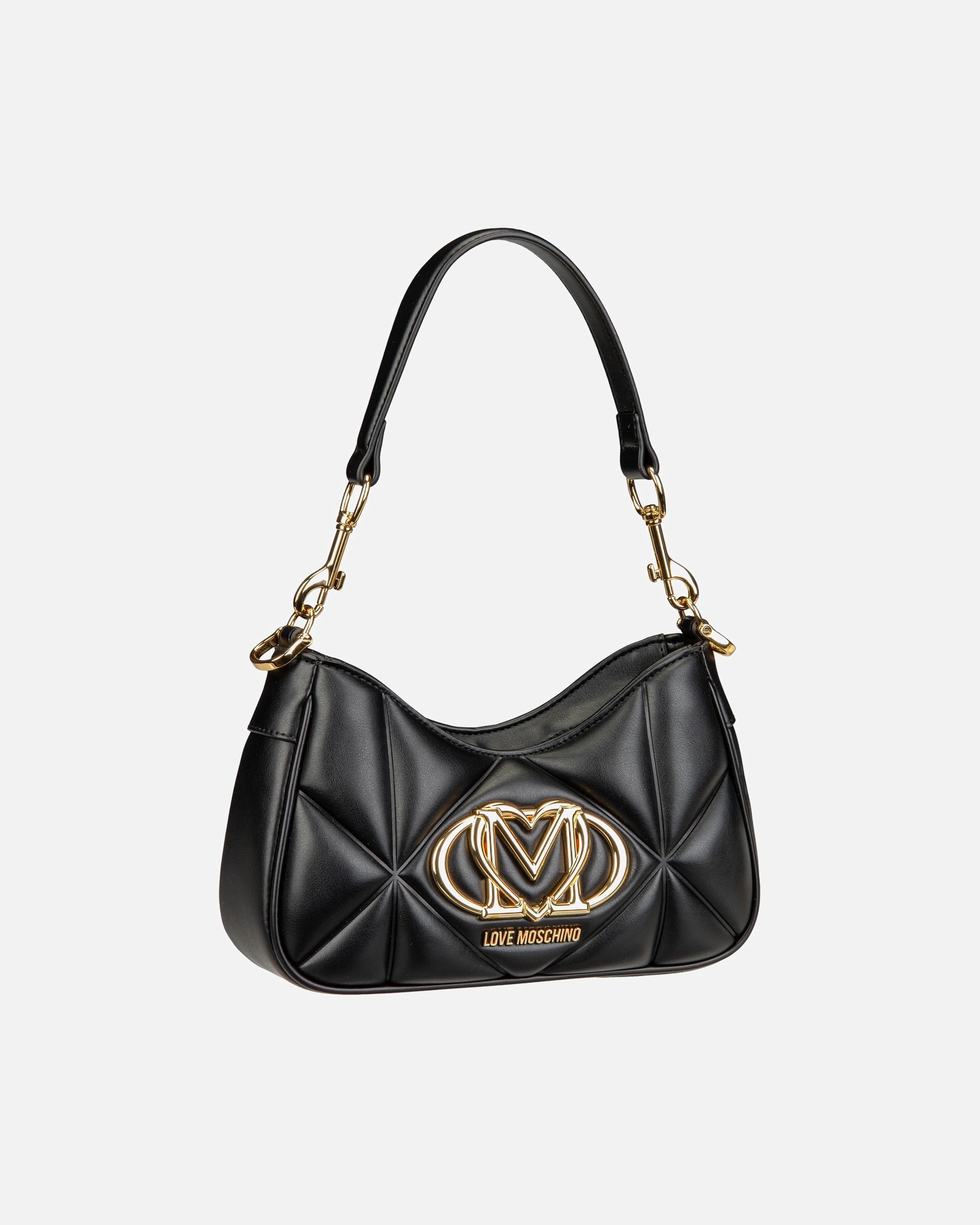 Handtasche für Weiblich Love Moschino Handtasche Embossed Q Black