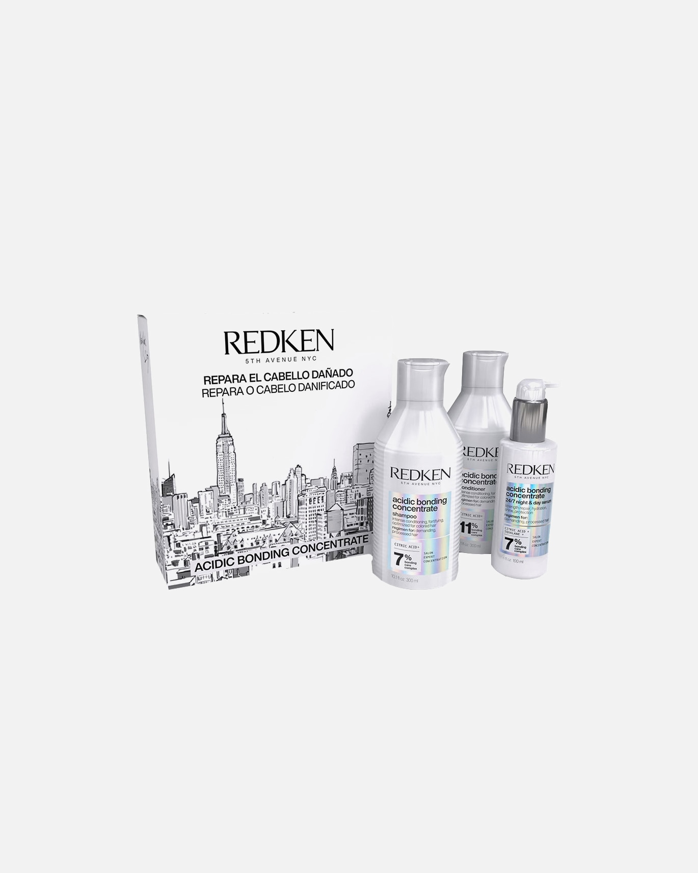 Haarpflegeset für Unisex Redken Default Brand Line SAURES BINDEKONZENTRAT IM KOFFER 1 Stück