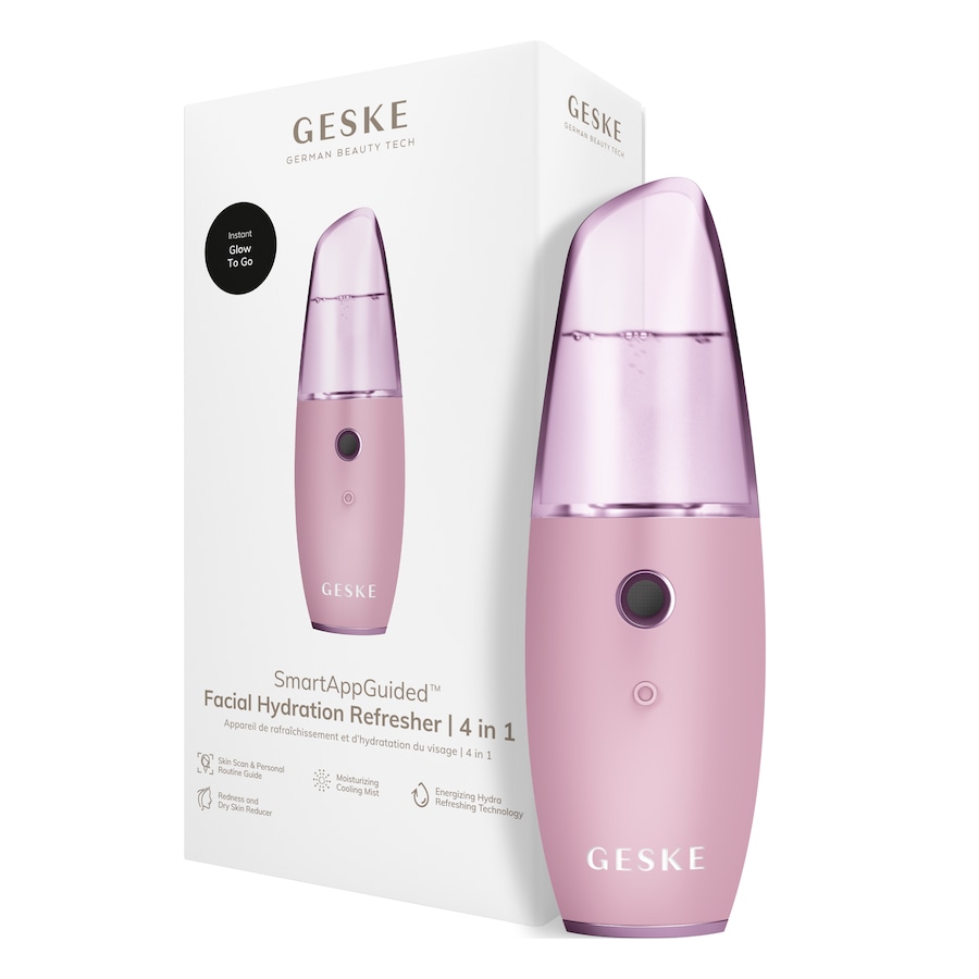 GESKE SmartAppGuided Facial Hydration Refresher | 4 in 1 Pink