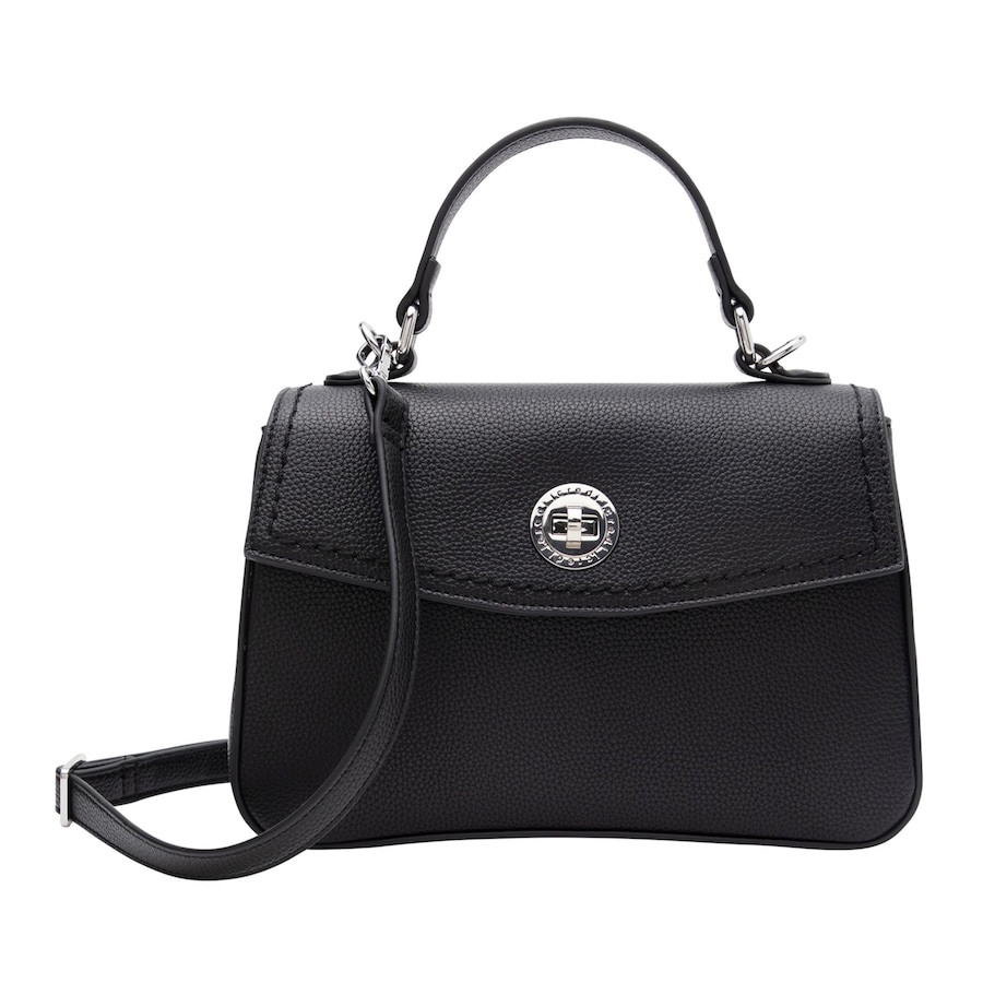 L.CREDI Pelagia Henkeltasche schwarz Schwarz Damen