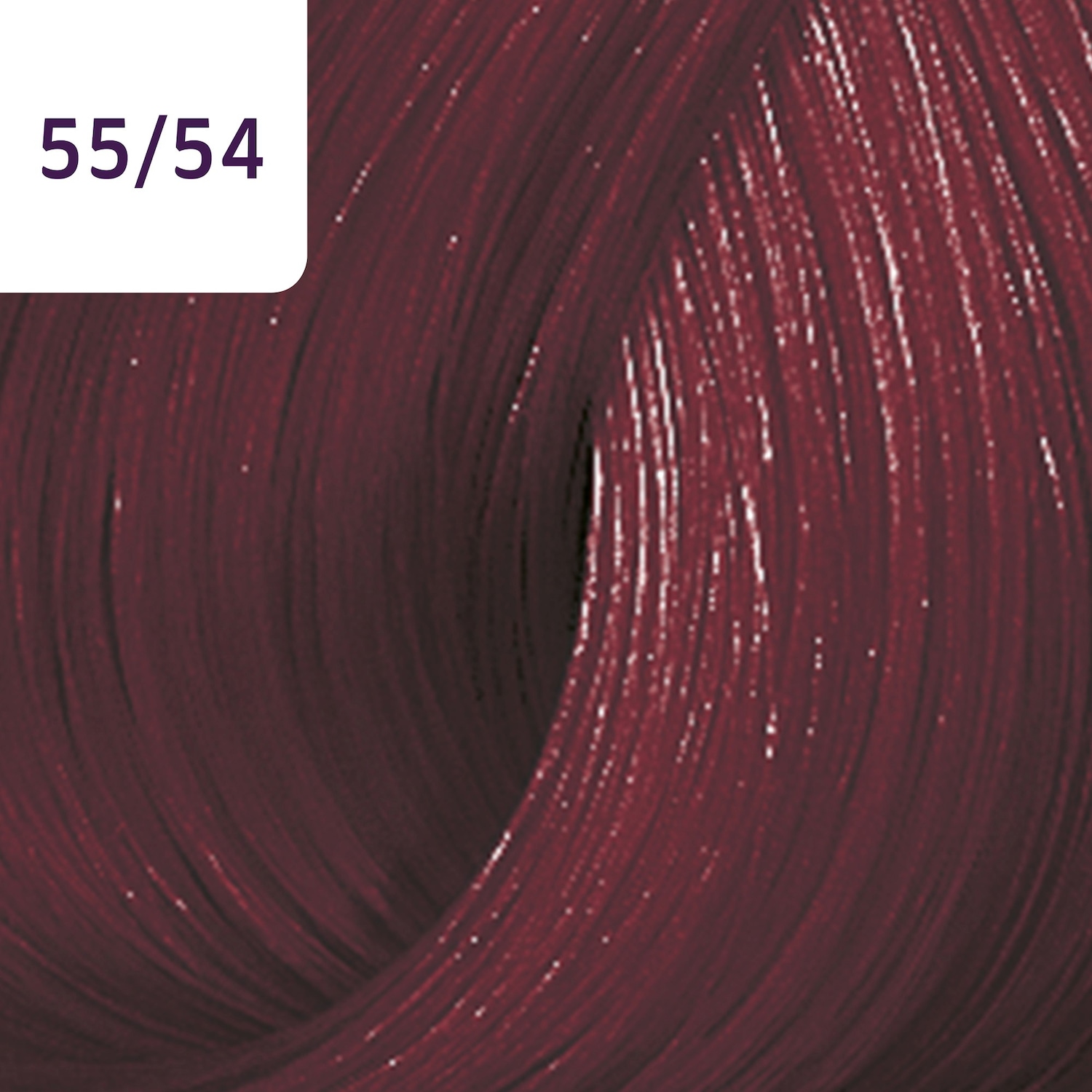 Nr. 55/54 Hellbraun Intensiv Mahagoni-Rot