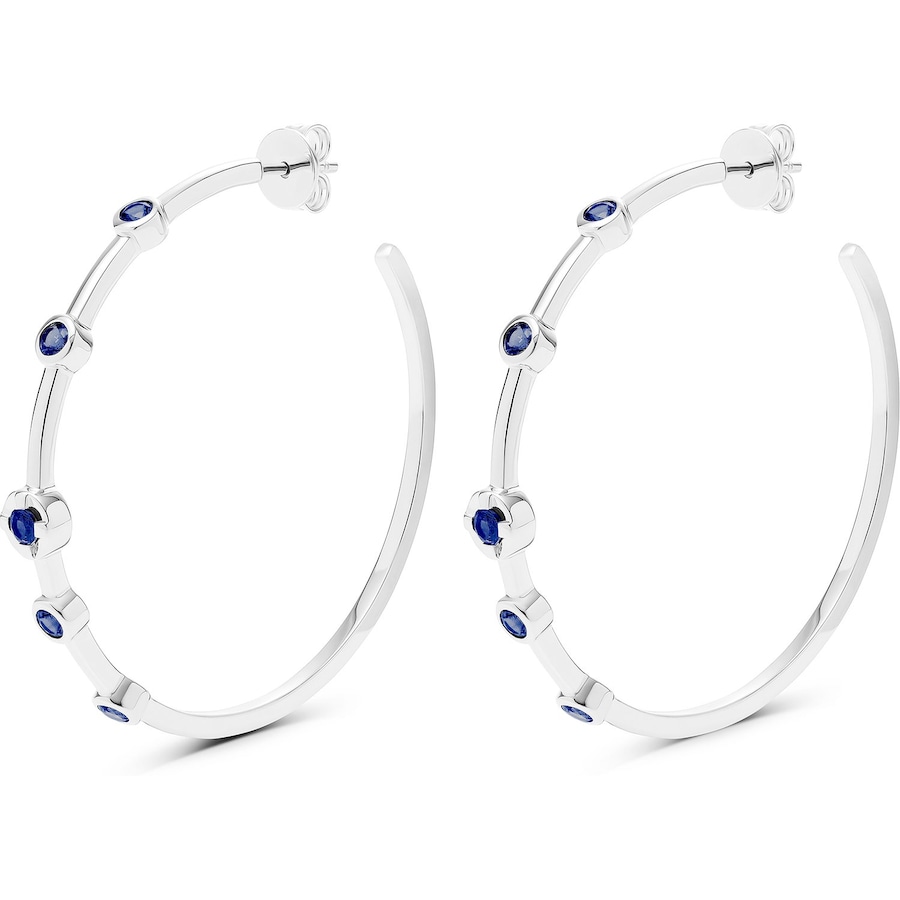 Jette Creolen 925er Silber, recycelt silber Damen