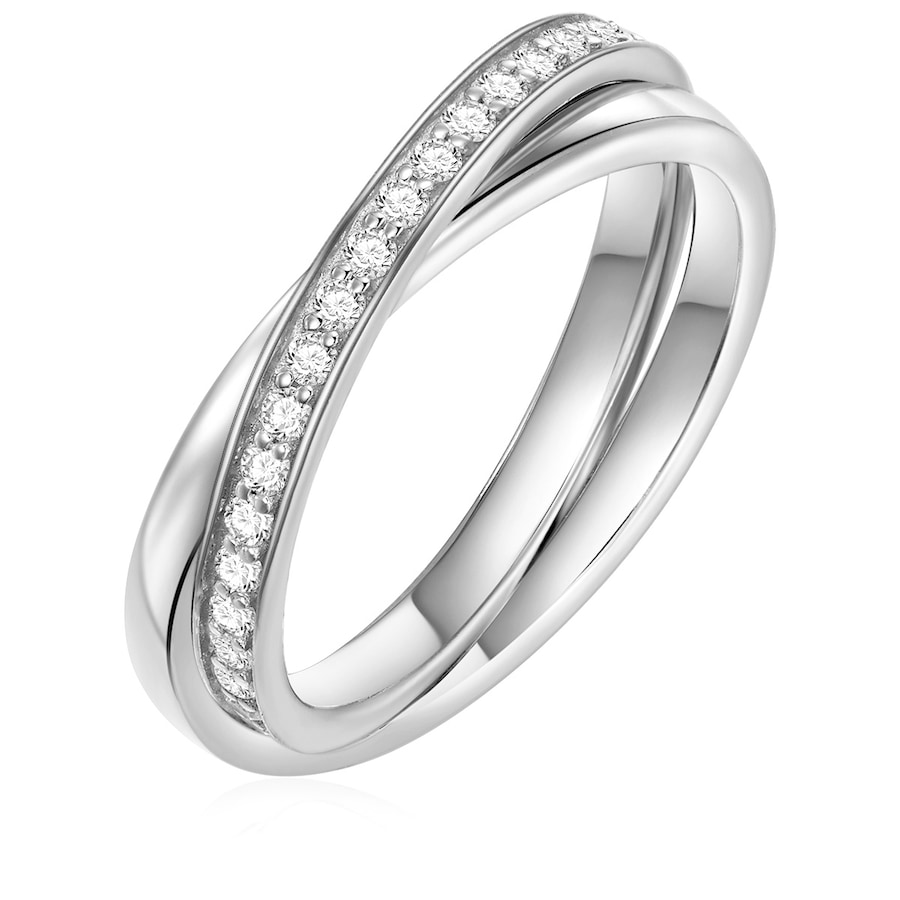 Glanzstücke München Ring aus Sterling Silber in silber mit Zirkonia 52 Damen