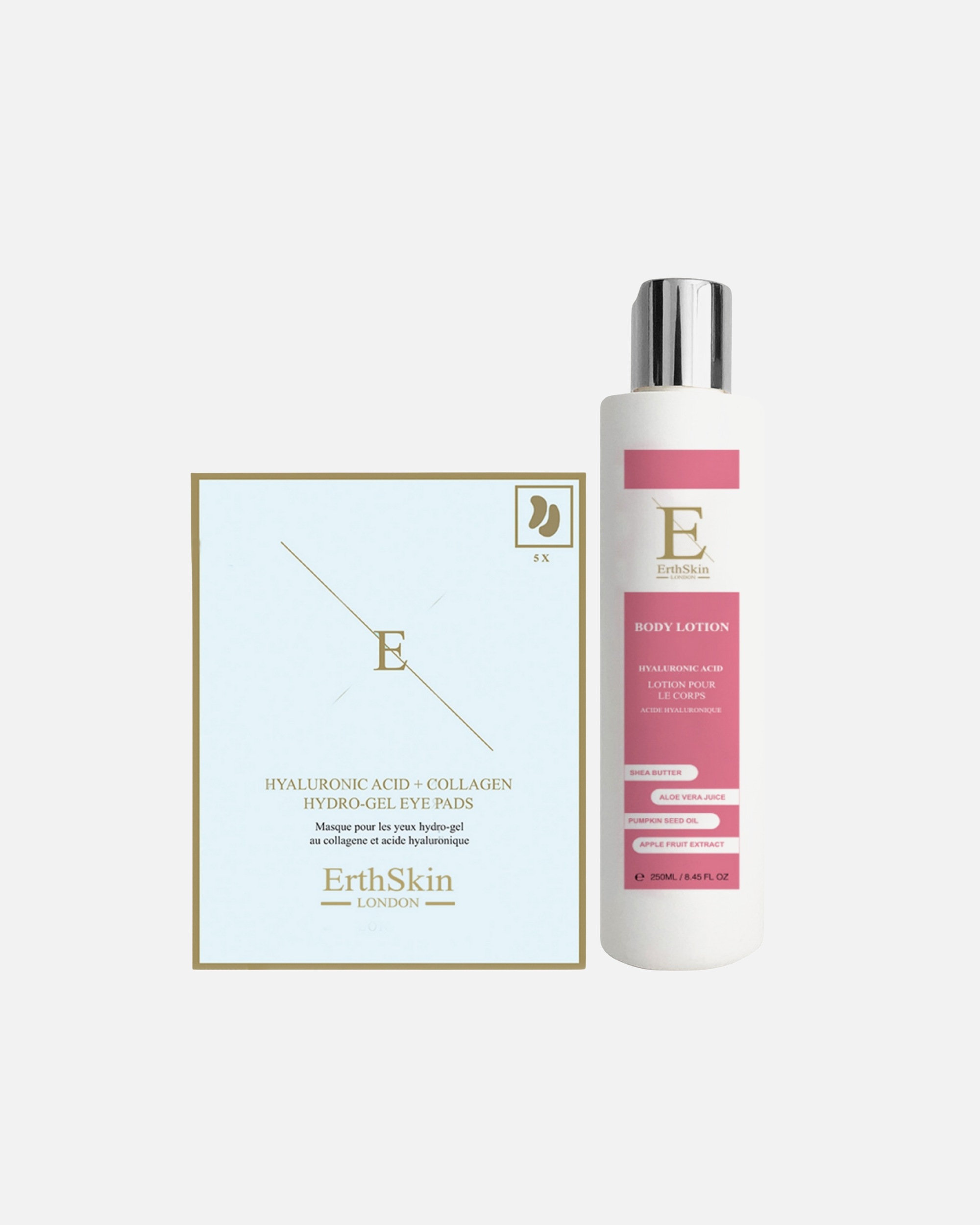 Körperpflegeset für Weiblich ErthSkin London Hydra Body & Eye Glow Duo 1 Stück