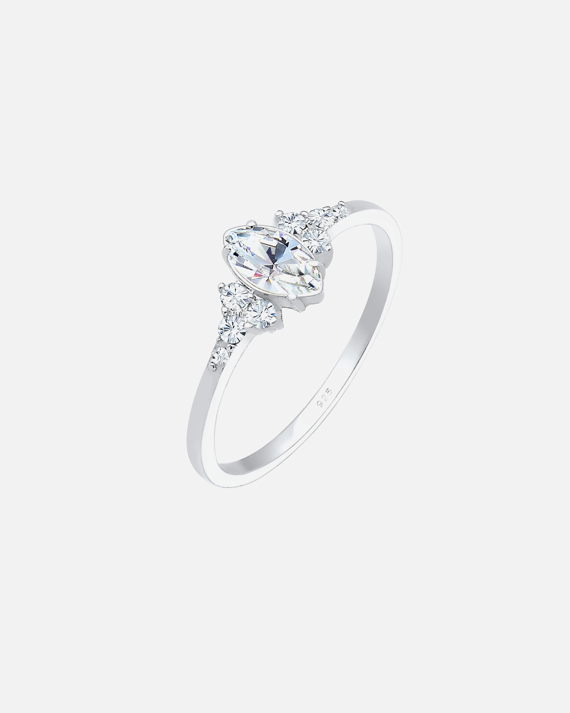 Ring für Weiblich Elli Elli Ring Marquise Valentin 925 Silber, mit Kristallen von Swarovski® 58