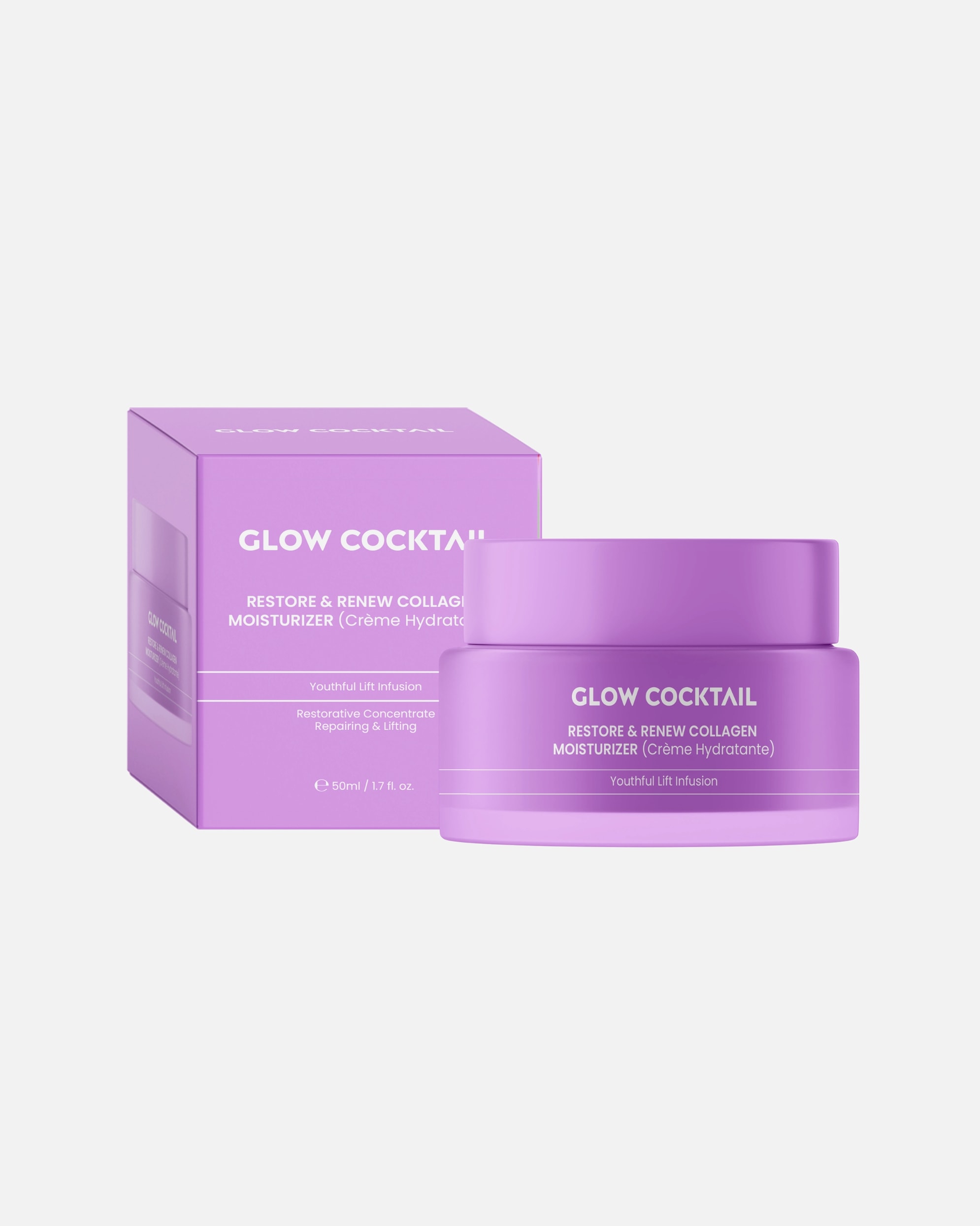 Anti-Aging Pflege für Weiblich Glow Cocktail Collagen Renew Creme 1 Stück Stück
