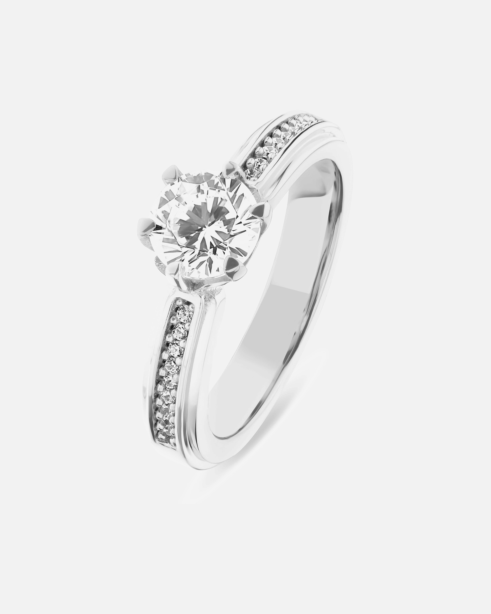 Ring für Weiblich Jette Damenring 925er Silber 57