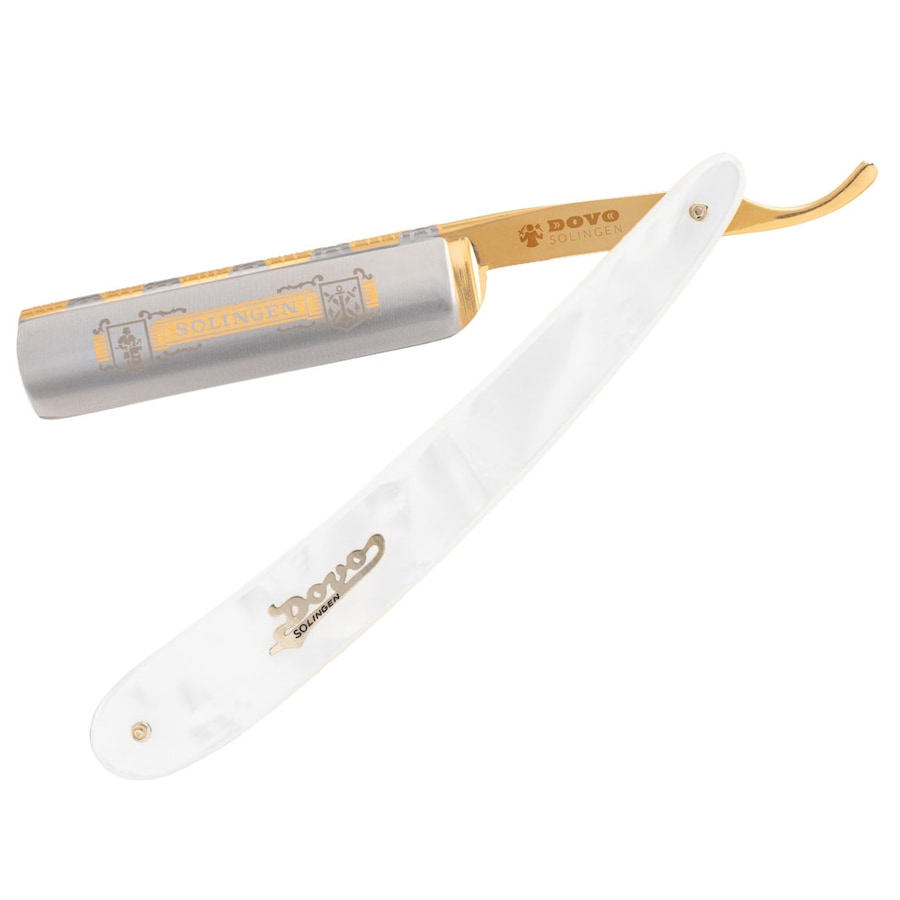 DOVO Solingen Rasiermesser 5/8", Karbon, Perlmutt-Imitat, mit Intarsie 1 pc.