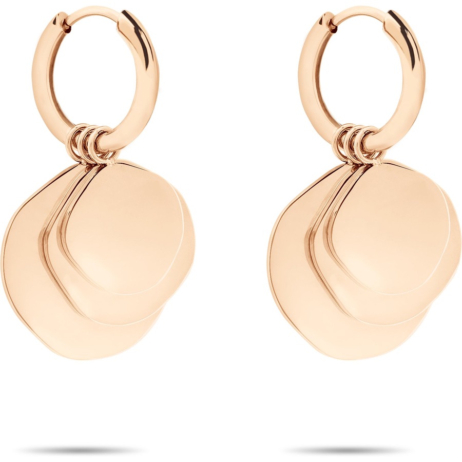 Liebeskind Creolen Edelstahl roségold Damen