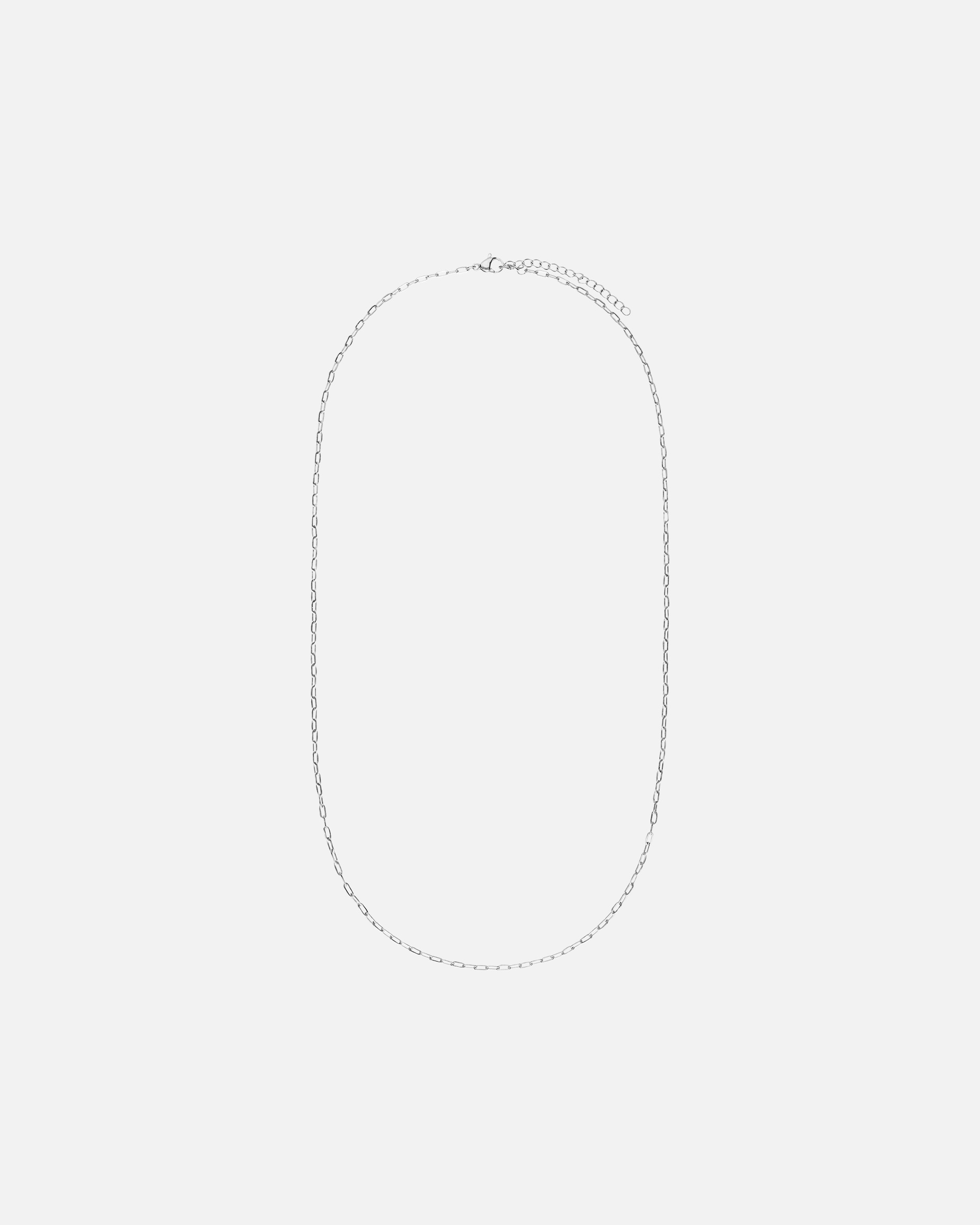 Halskette für Unisex Lucardi Halskette Stahl Silber - 50.0