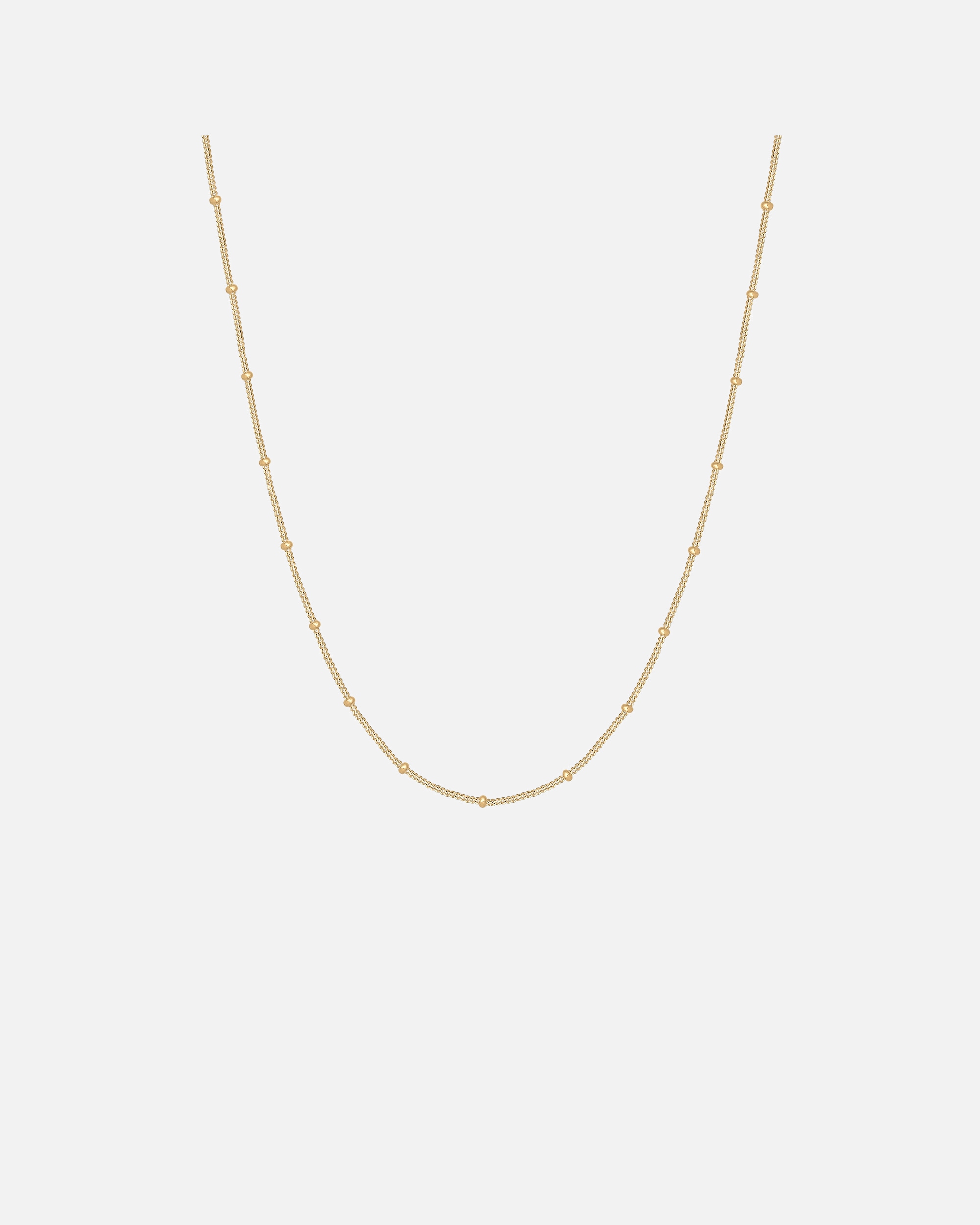 Halskette für Weiblich Elli Basic Panzerkette Kugeln Trend Fein 925 Silber 55