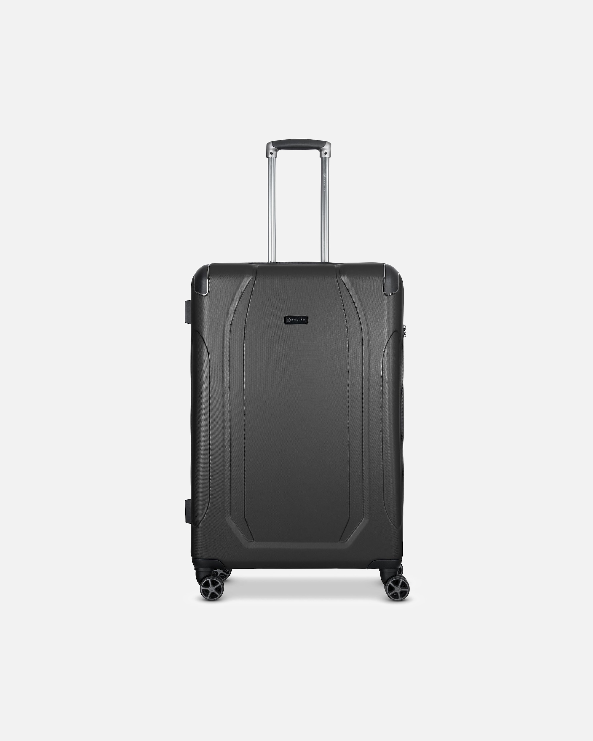 Koffer für Männlich Bugatti Valencia 4 Rollen Trolley L 77 cm black