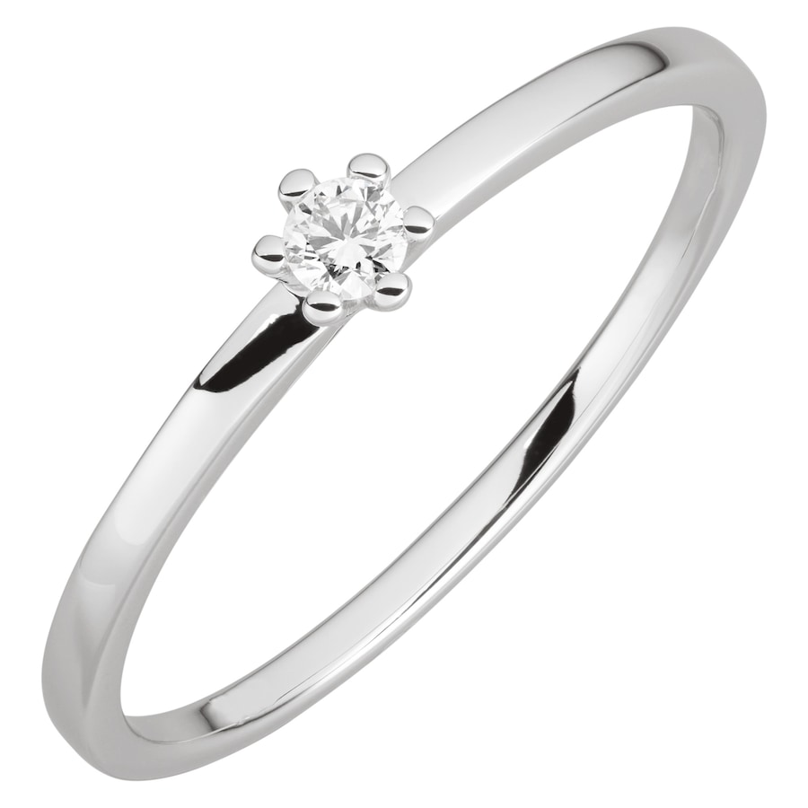Orolino Ring 585/- Gold Brillant weiß 0,07ct. 058 (18,5) Damen