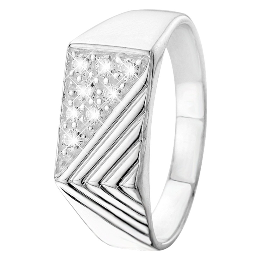 Lucardi Ringe 925 Silber - silbern 57mm Herren