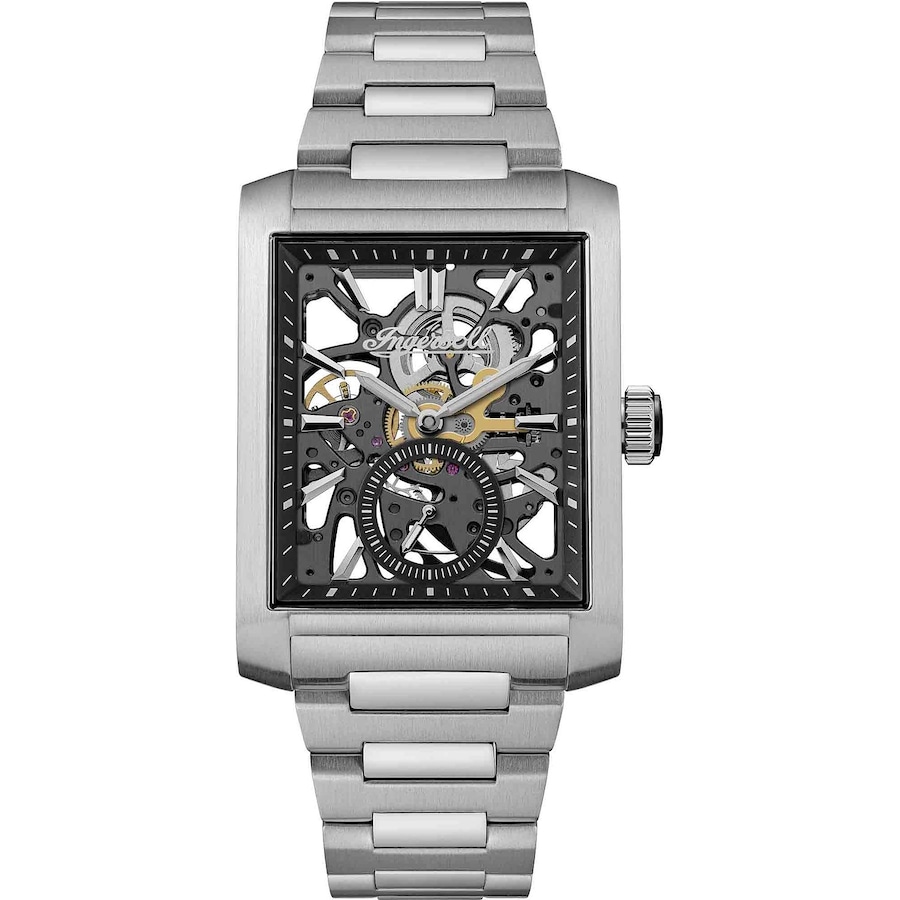 Ingersoll Herrenuhr Edelstahl silber Herren