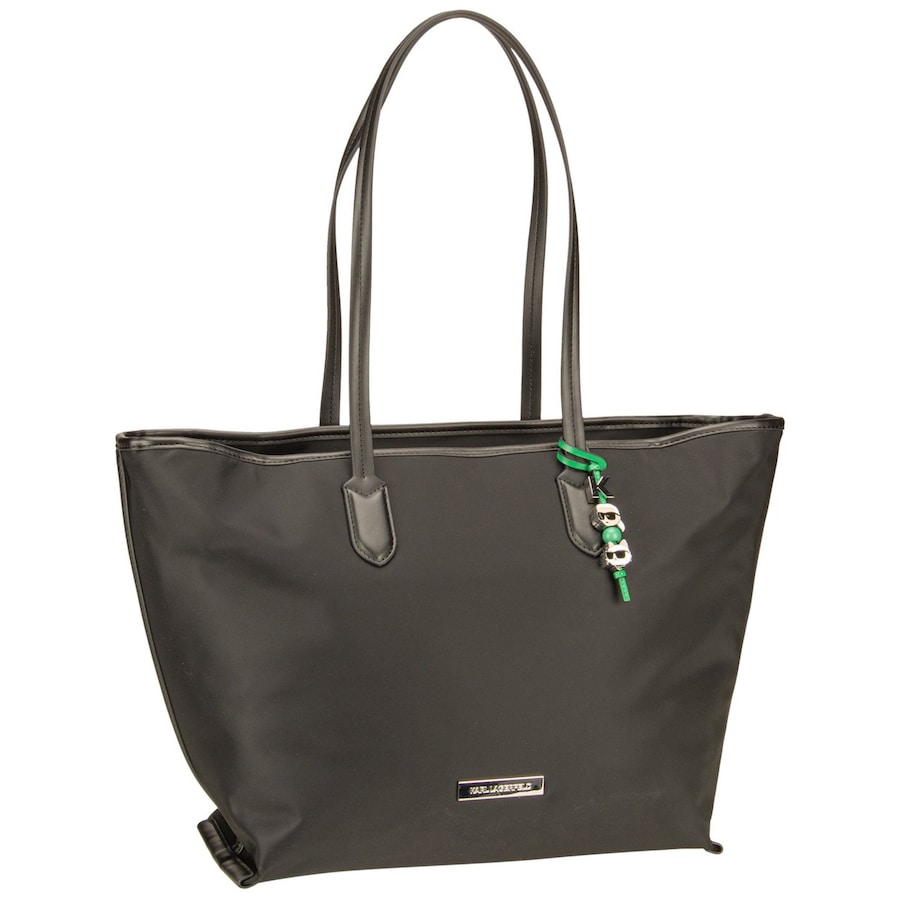 Karl Lagerfeld Handtasche Ikon Nylon LG Tote Black Schwarz