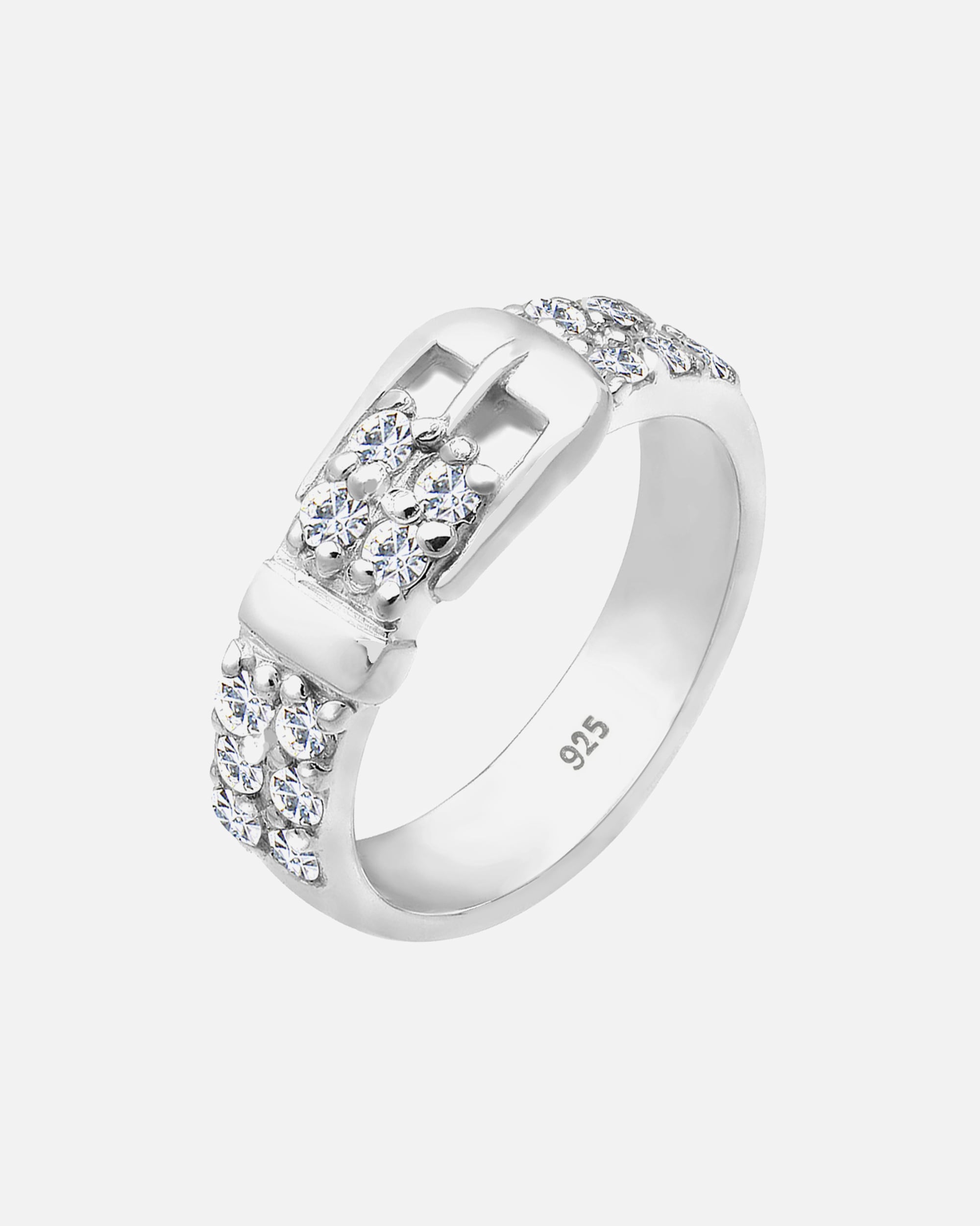 Ring für Weiblich Elli Ring Gürtel 925 Silber, mit Kristallen von Swarovski® 60