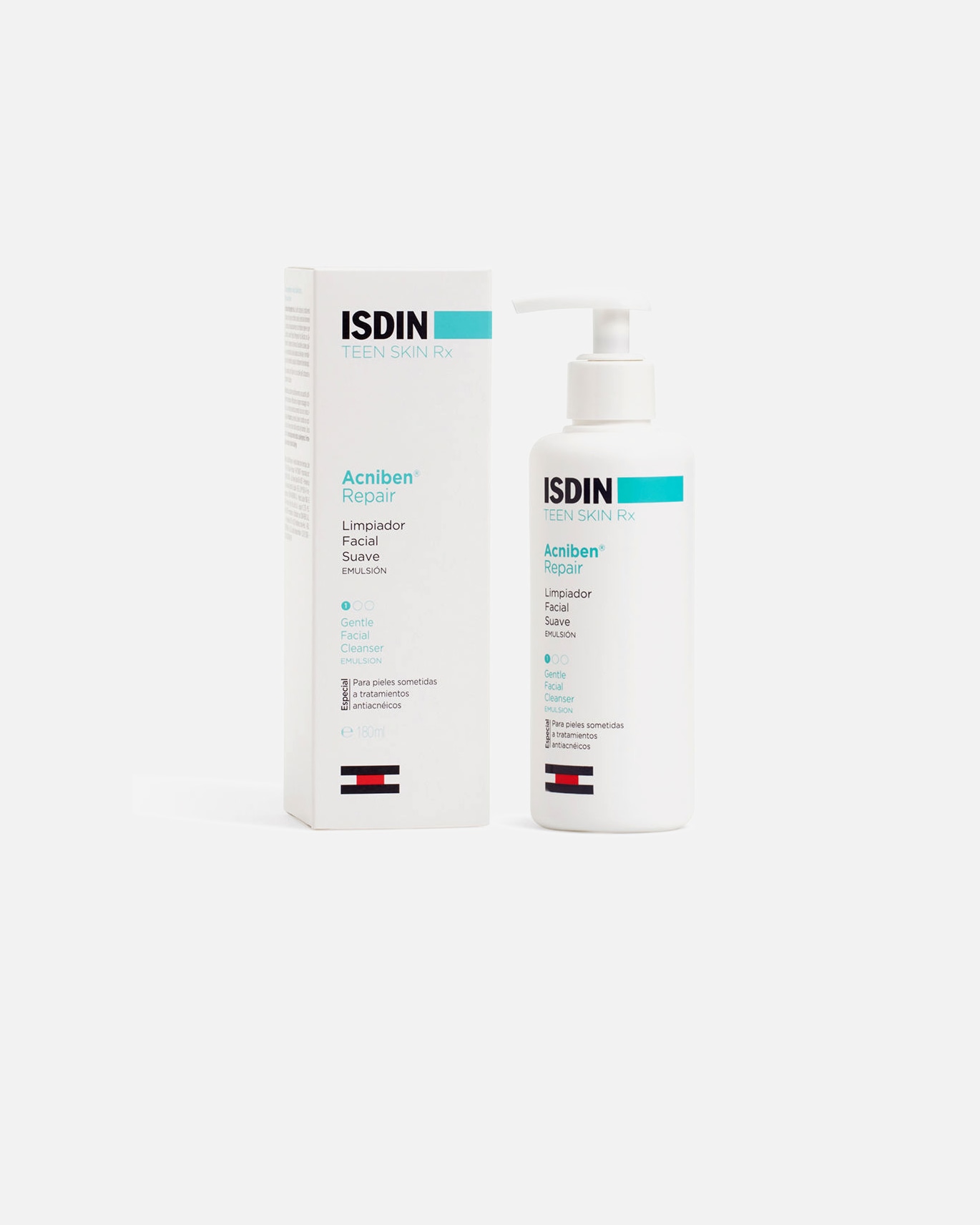 Reinigungsgel für Unisex ISDIN ACNIBEN Repair Sanfter Gesichtsreiniger 180 ml