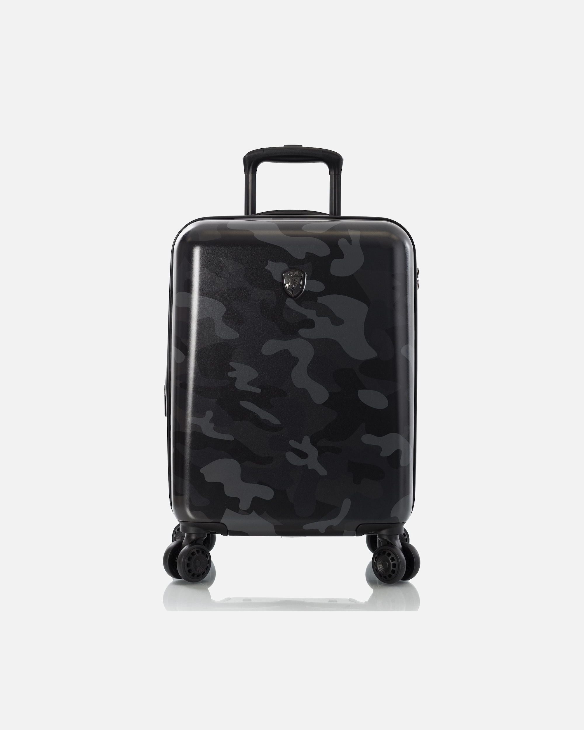 Handgepäckkoffer für Männlich Heys Black Camo 4 Rollen Kabinentrolley S 53 cm mit Dehnfalte camo