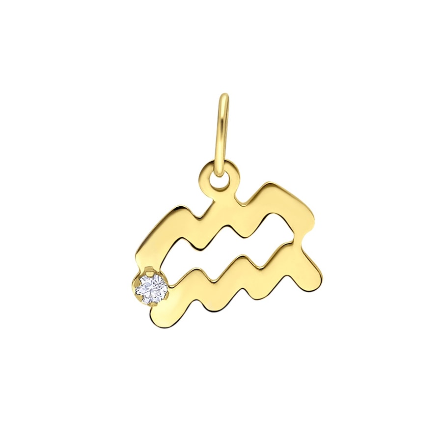 Lucardi Anhänger 9 carat - Wassermann Damen