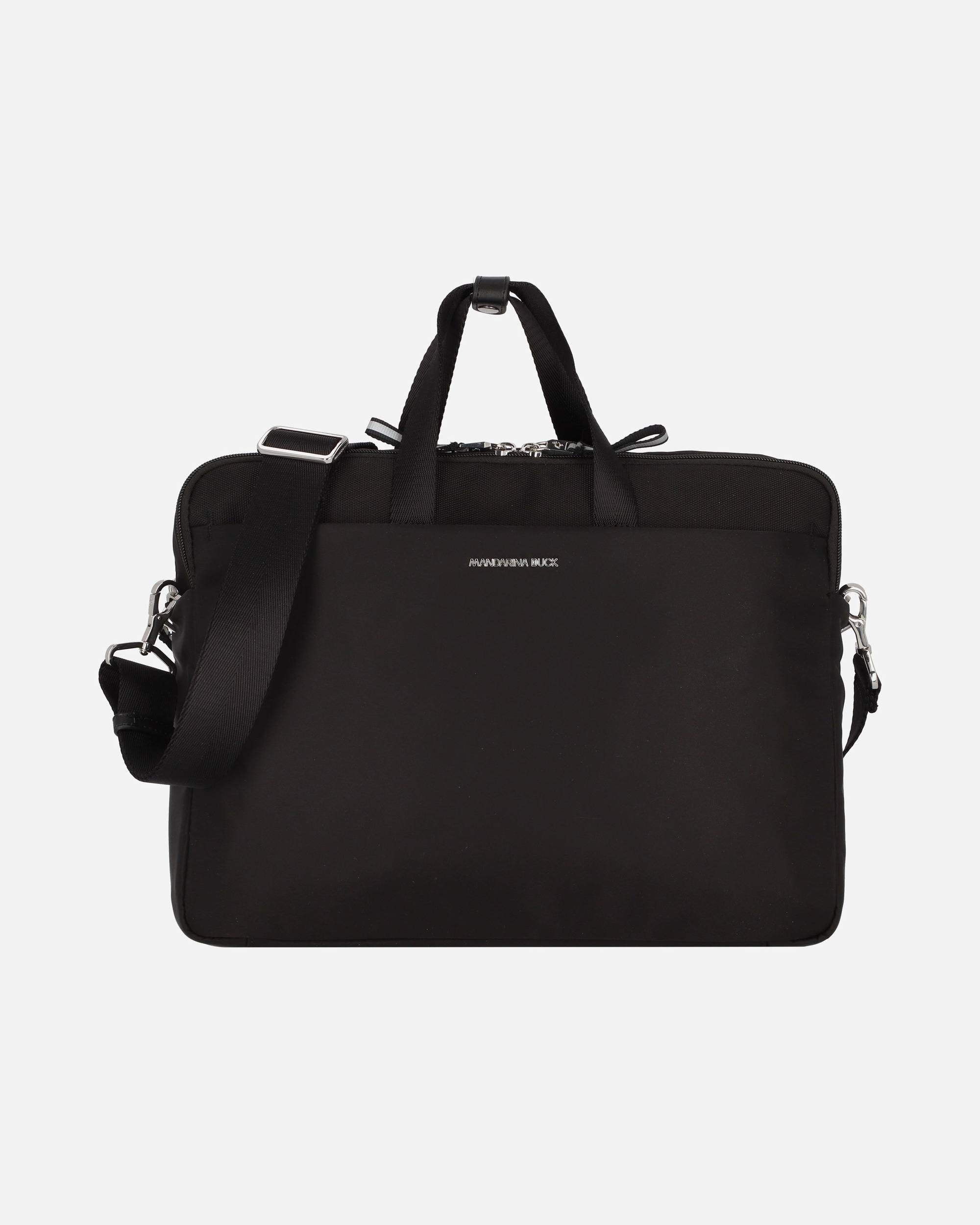 Laptoptasche für Männlich Mandarina Duck Ginza Aktentasche 38 cm Laptopfach black