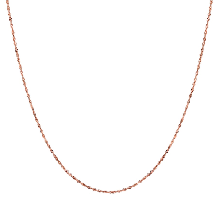Glanzstücke München Halskette Sterling Silber in Roségold 50 cm Damen