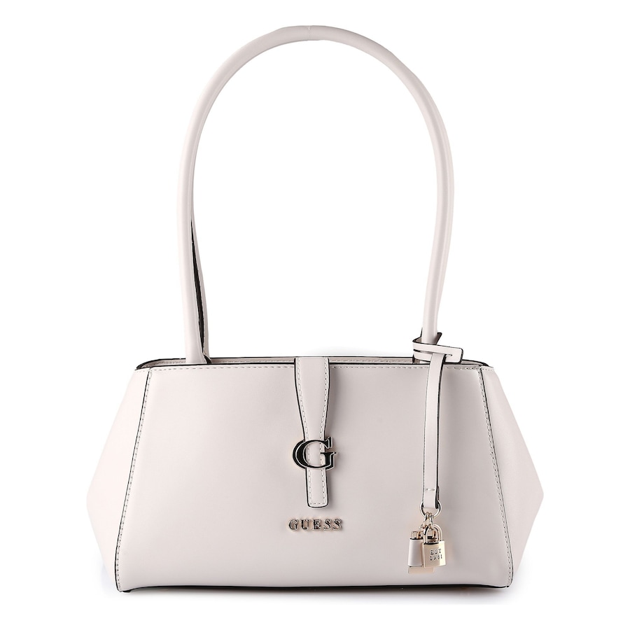 Guess Carrie Schultertasche stone Weiss Damen
