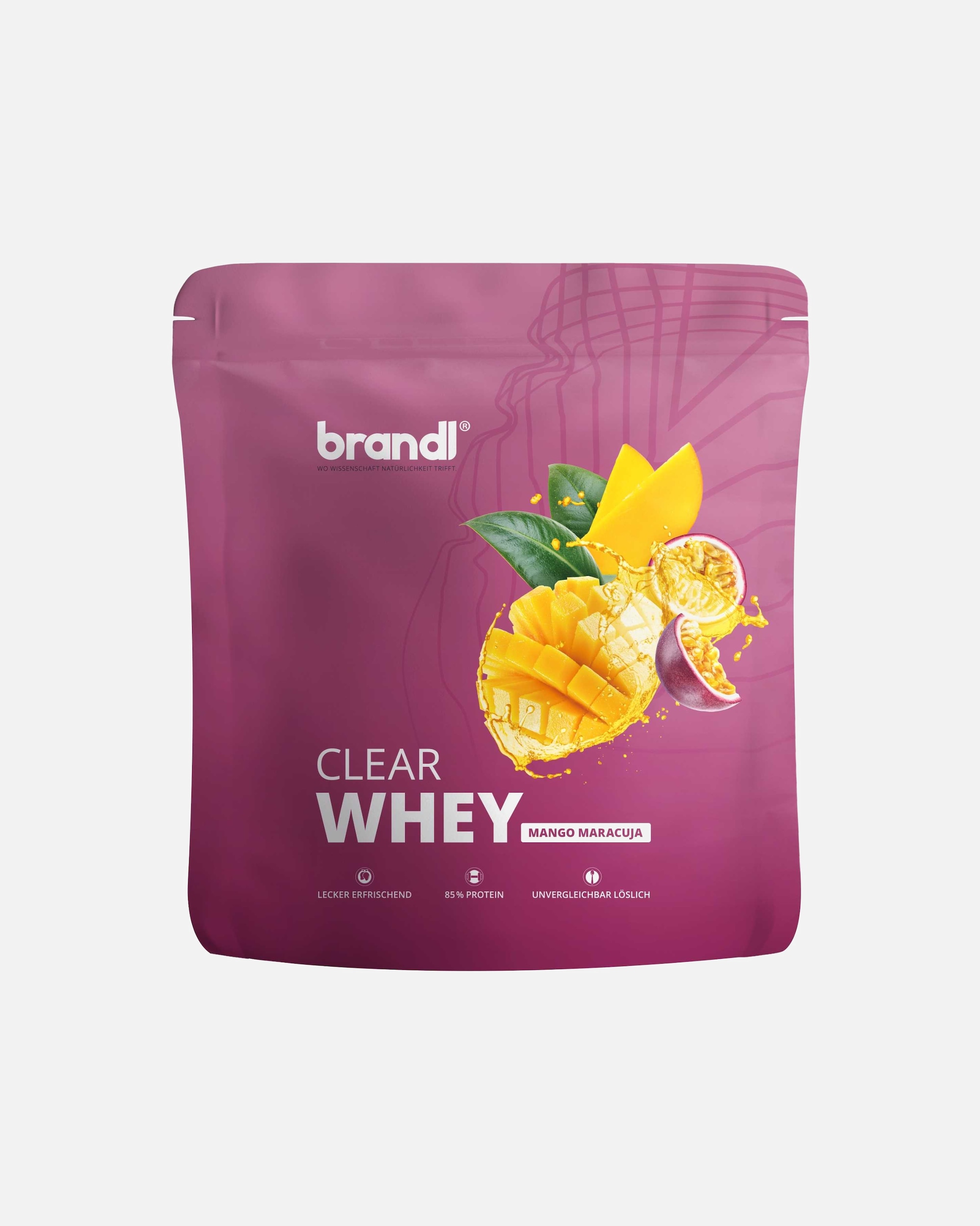 Protein & Shakes für Unisex Brandl Nutrition Clear Whey Mango Maracuja