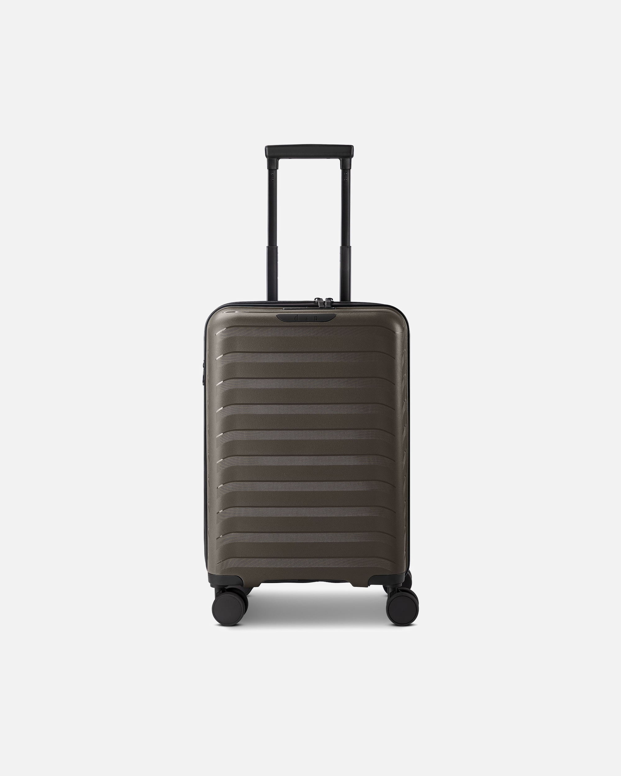 Handgepäckkoffer für Männlich d & n Toronto 4 Rollen Kabinentrolley S 54 cm mit Dehnfalte mocha brown