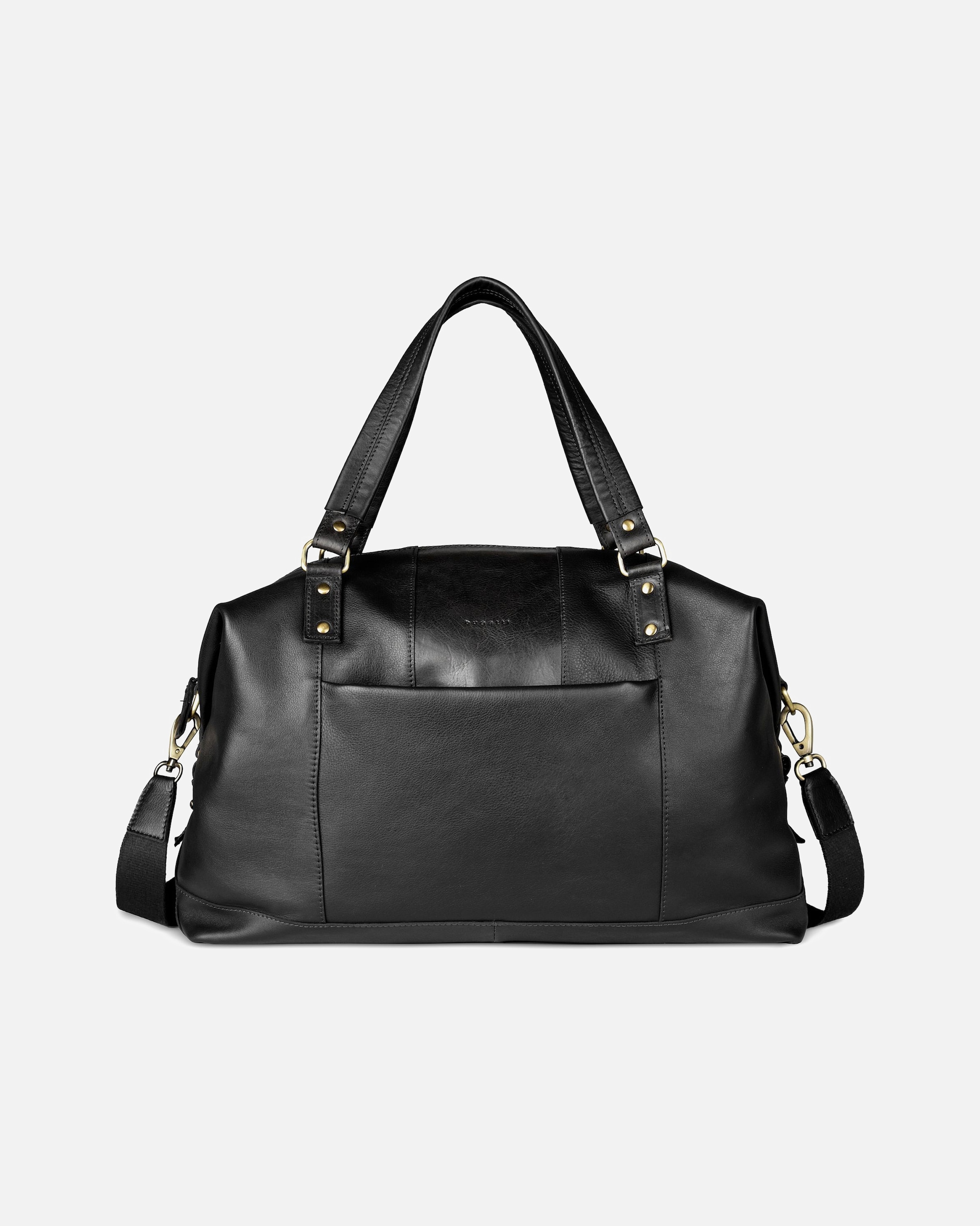 Tasche für Männlich Bugatti Ryan Weekender Reisetasche Leder 44 cm schwarz