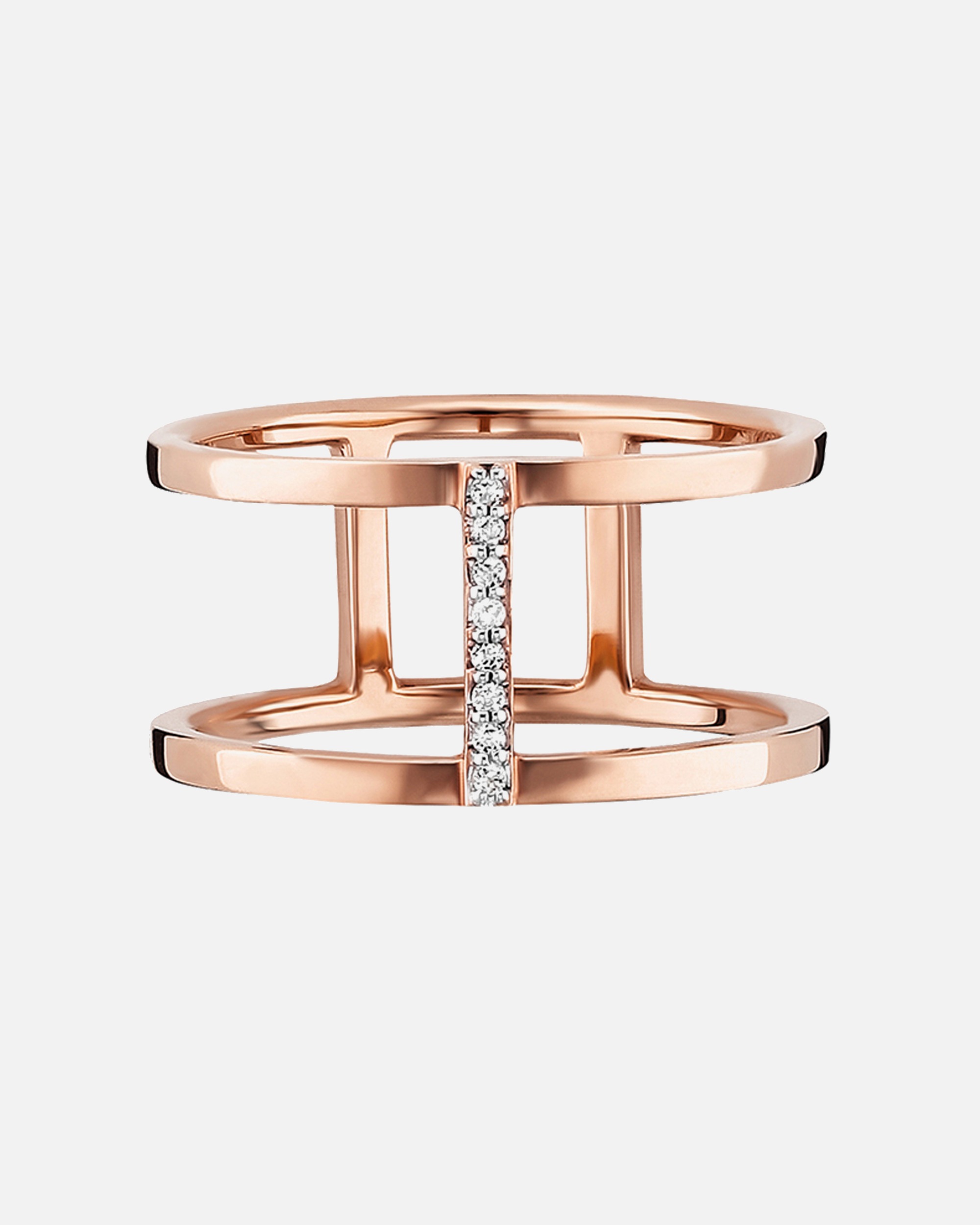 Ring für Weiblich caï Ring 925/- Sterling Silber Topas weiß 0,036ct 054 (17,2)