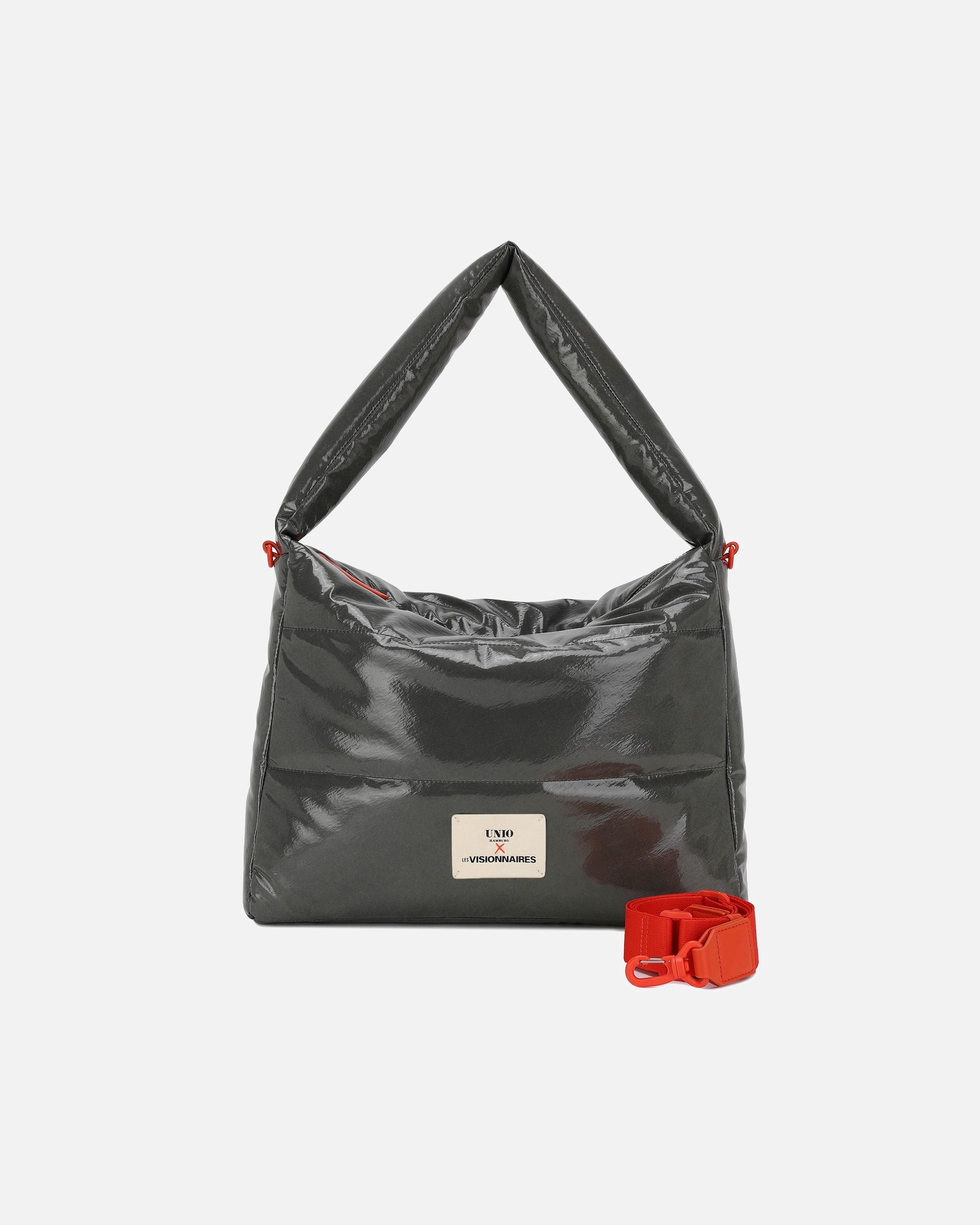 Clutch für Weiblich LES VISIONNAIRES Default Brand Line Unio Hobo Schultertasche anthrazith