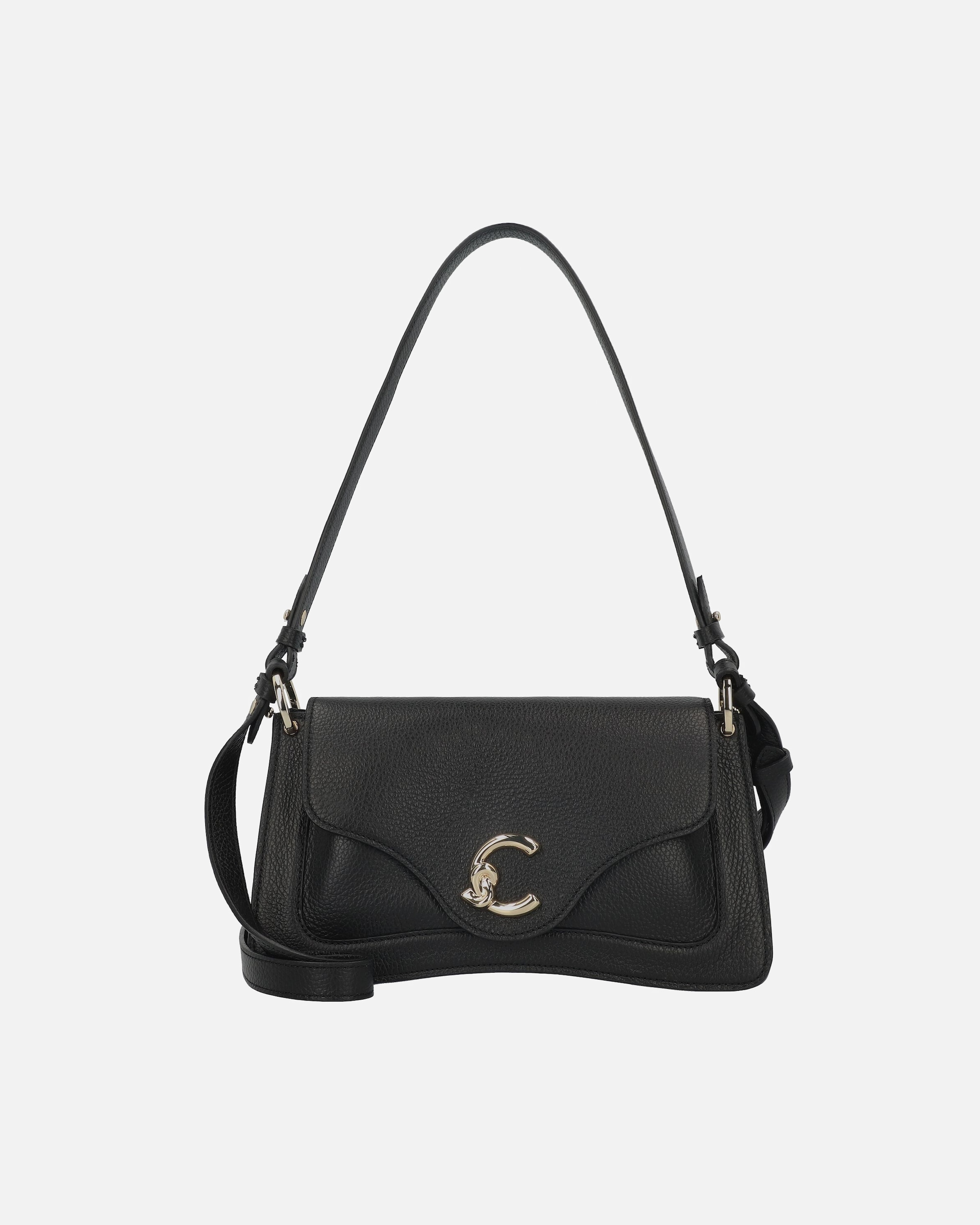 Clutch für Weiblich Coccinelle C-Me Schultertasche noir