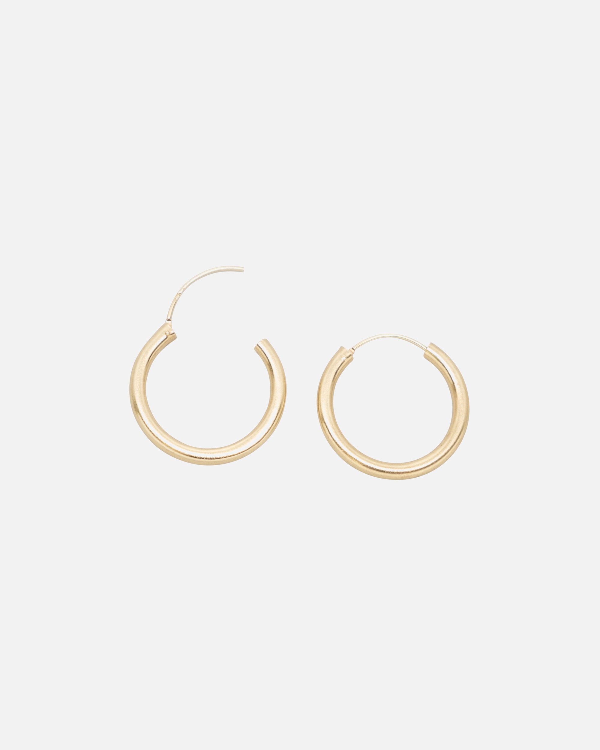 Creolen für Weiblich fejn Default Brand Line Ohrringe Bold Hoop nachhaltiger Echtschmuck Gold